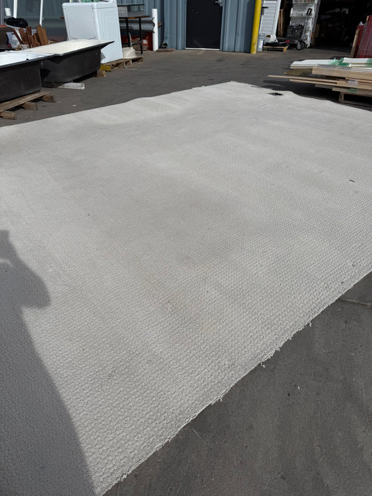 14 x 12 Carpet Remnant 168 Sq Ft Neutral Tone [#216.10]