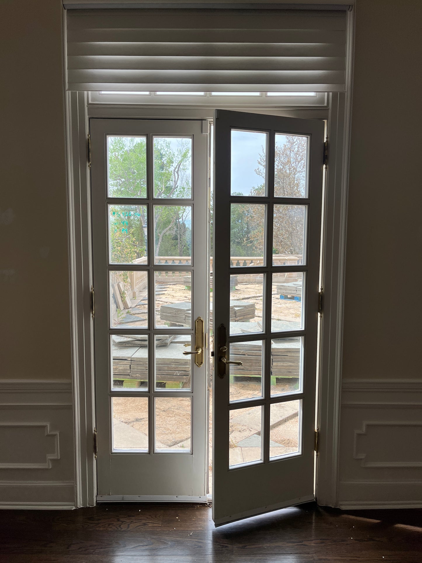 49x14 Exterior Solid French Prehung Door Pair, White [#J526.06]