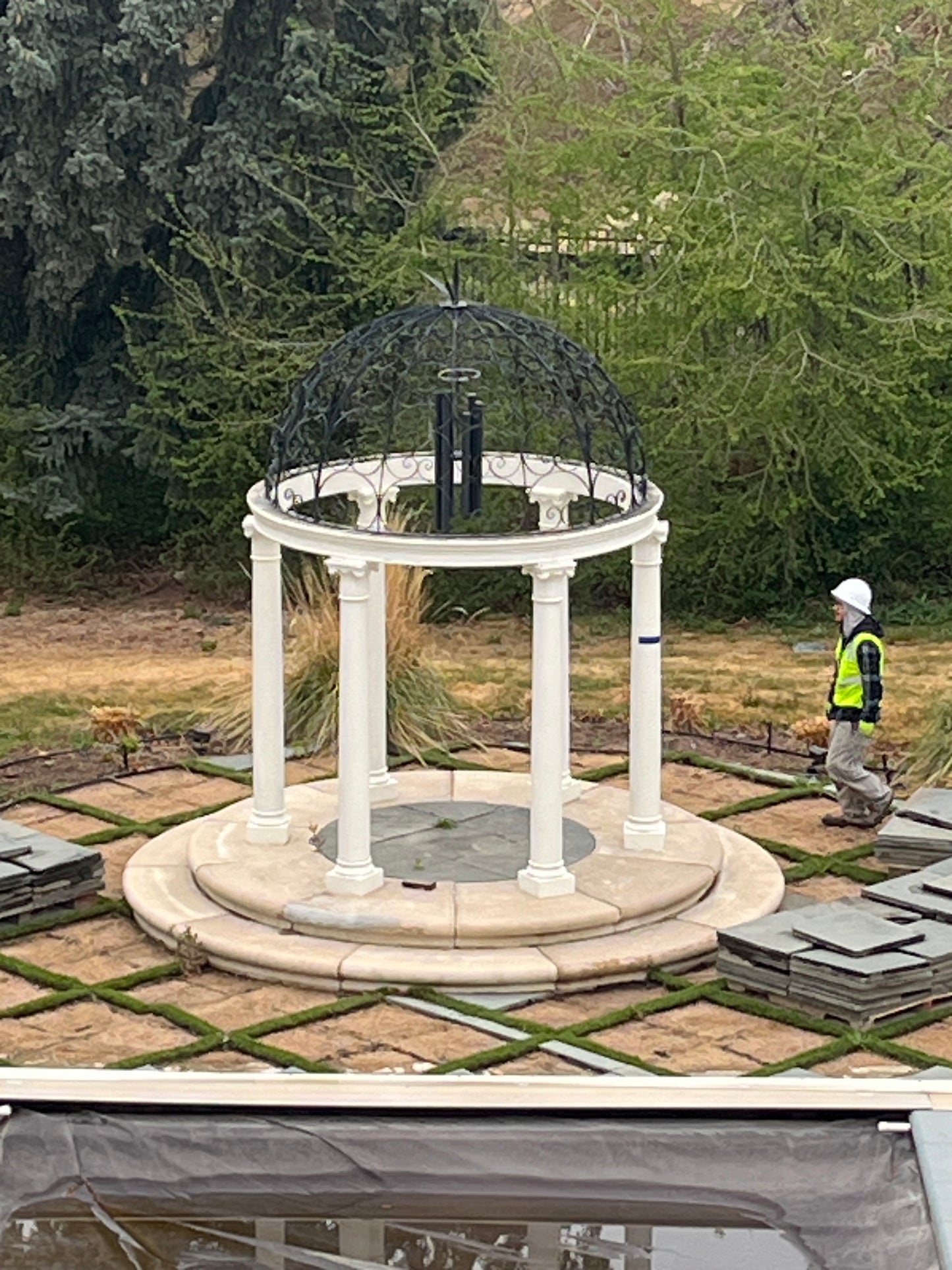 Large Outdoor Gazebo Pavilion Dome [#E508.03]