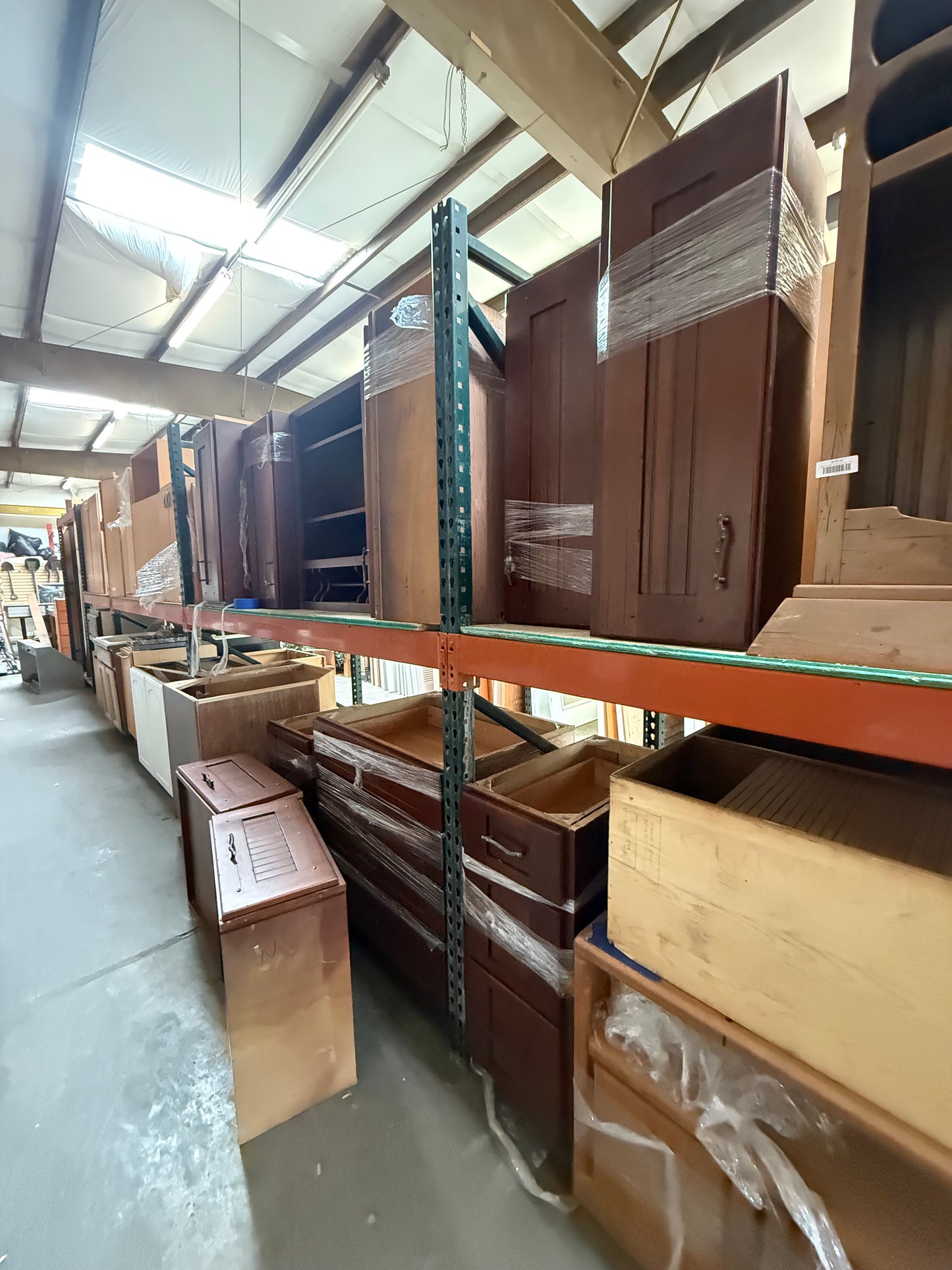 Custom Plywood Kitchen Cabinet Set with Decorative Hardware [#312.01]