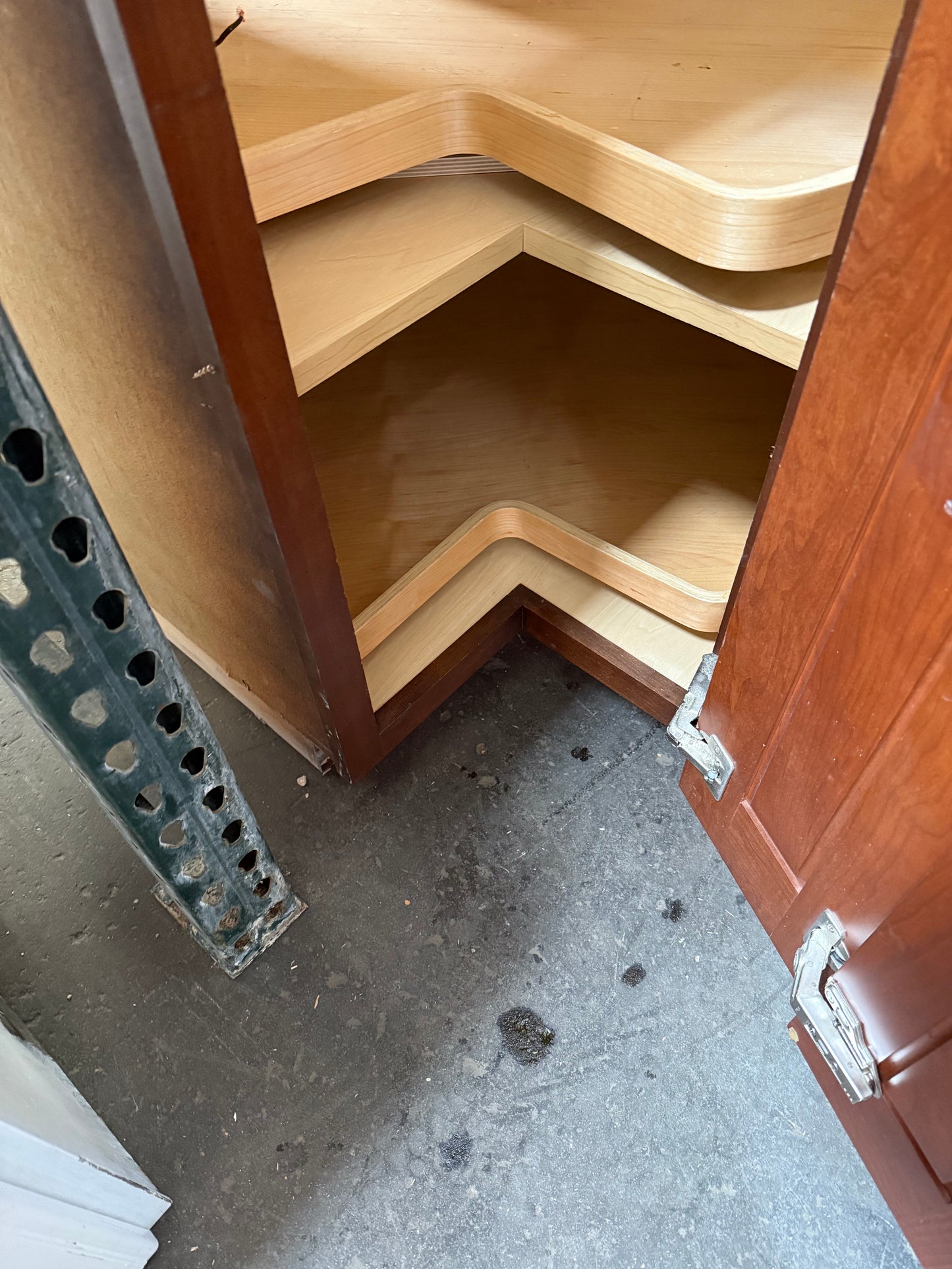 Custom Plywood Kitchen Cabinet Set with Decorative Hardware [#312.01]