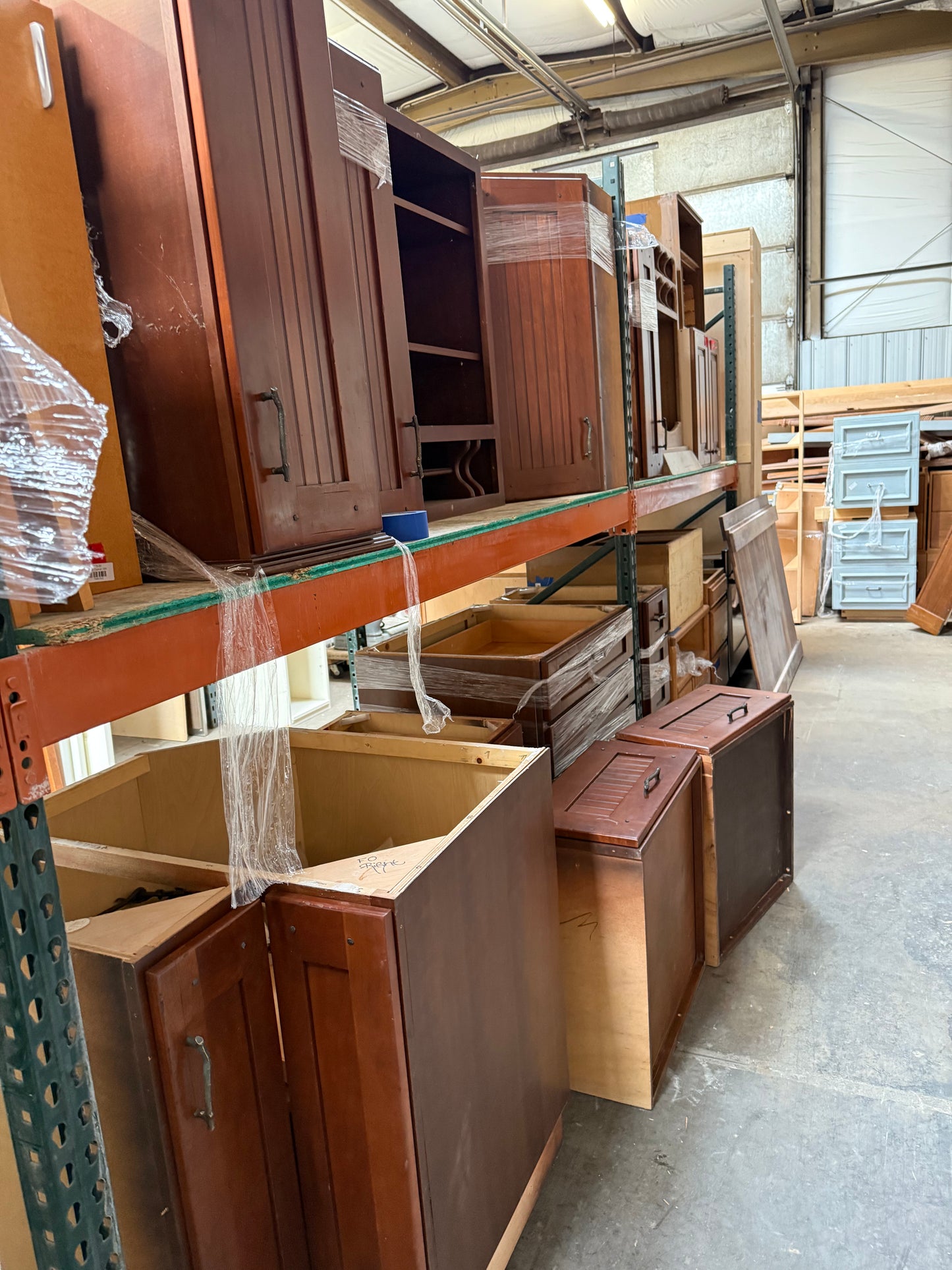 Custom Plywood Kitchen Cabinet Set with Decorative Hardware [#312.01]