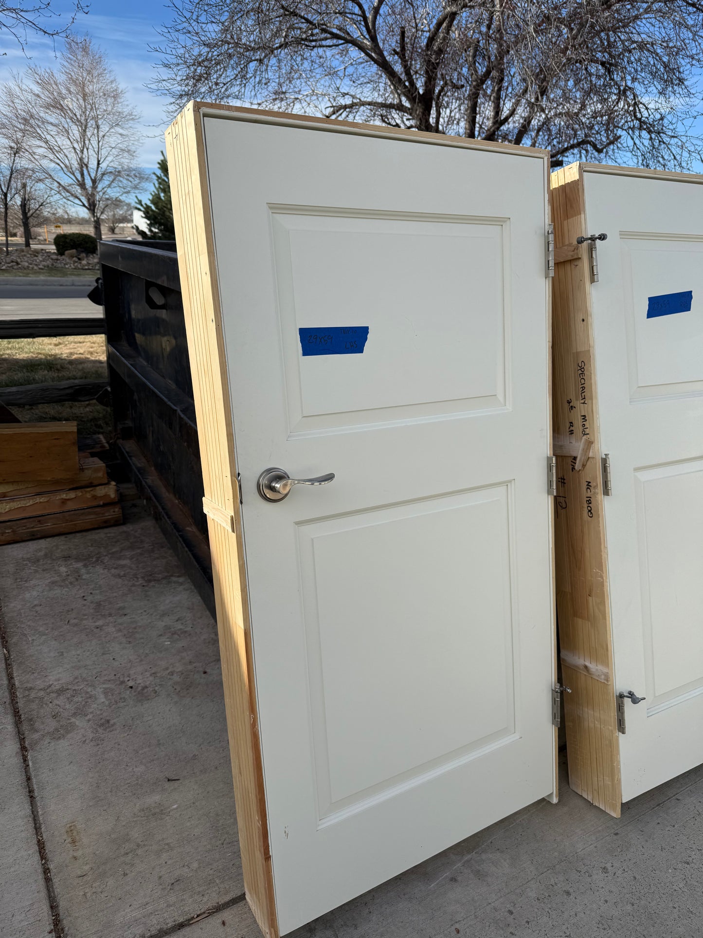 Interior Solid Core Pre Hung Door 29 x 59 LHS [#TNCC.10]