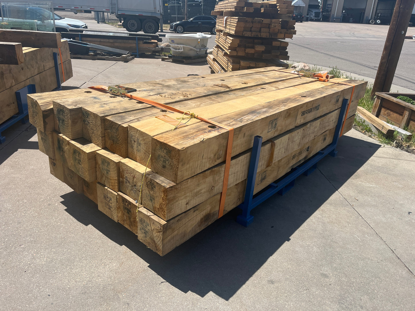 Reclaimed 8x8 Timber Beams · 10'10" Long
