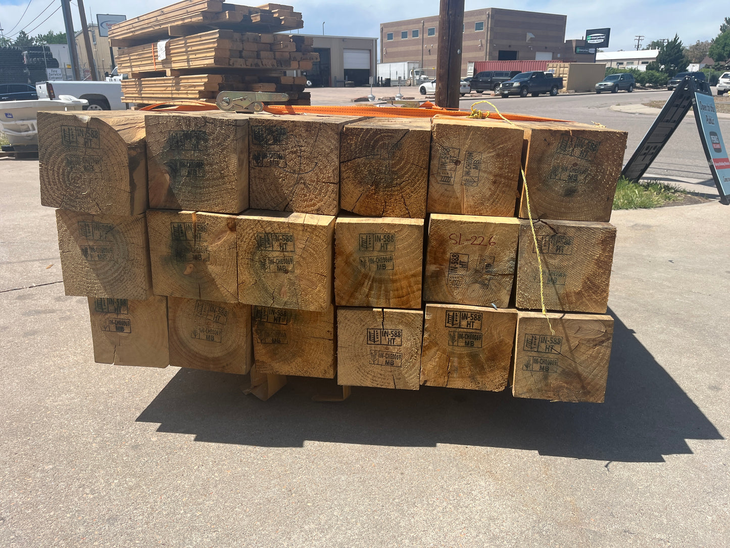Reclaimed 8x8 Timber Beams · 10'10" Long
