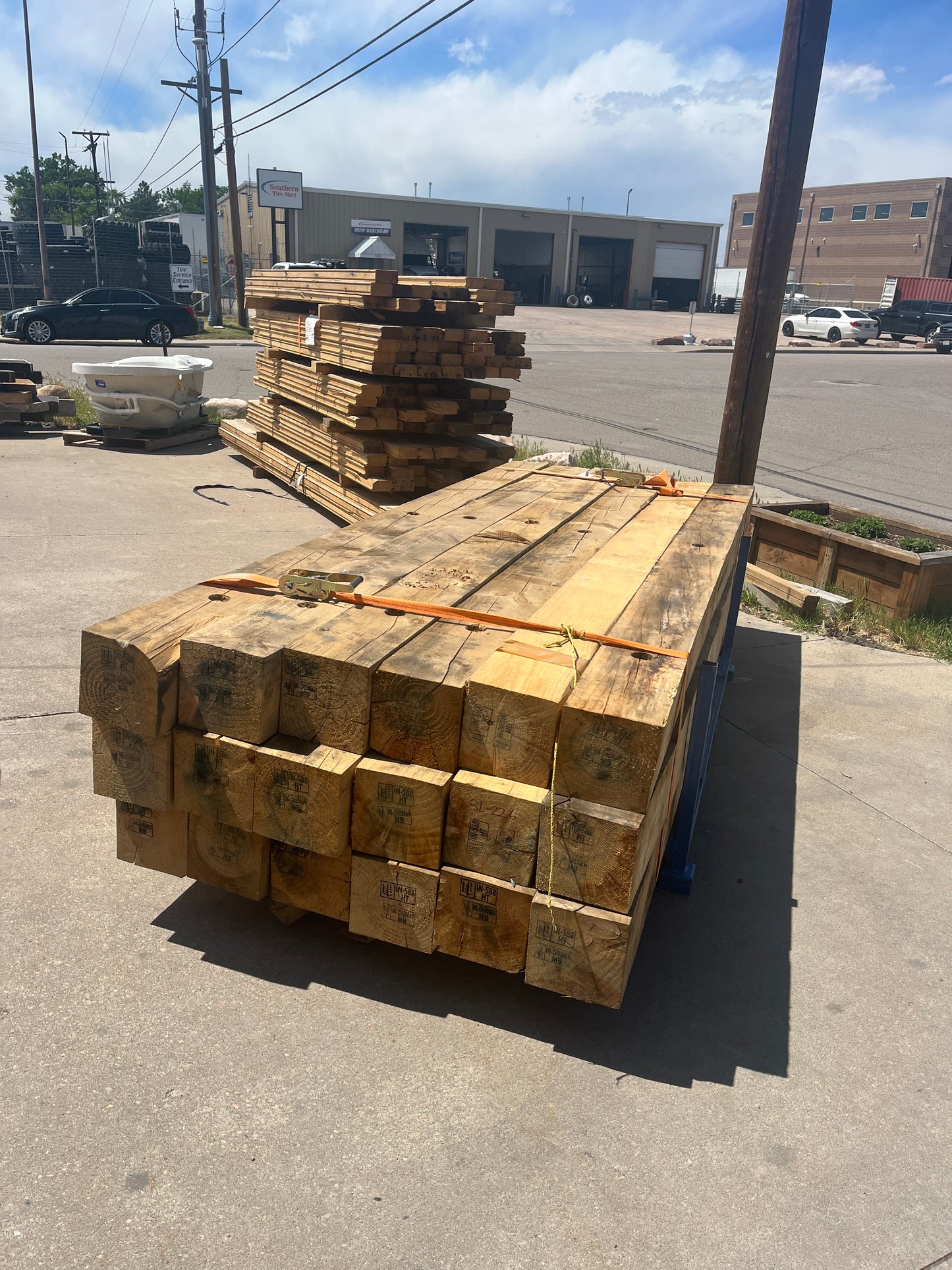 Reclaimed 8x8 Timber Beams · 10'10" Long