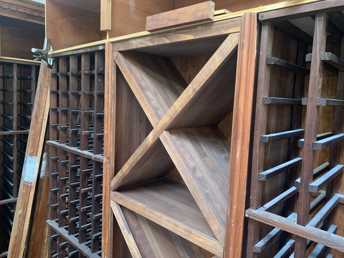 168in Wine Storage Rack System, Two-Piece Set