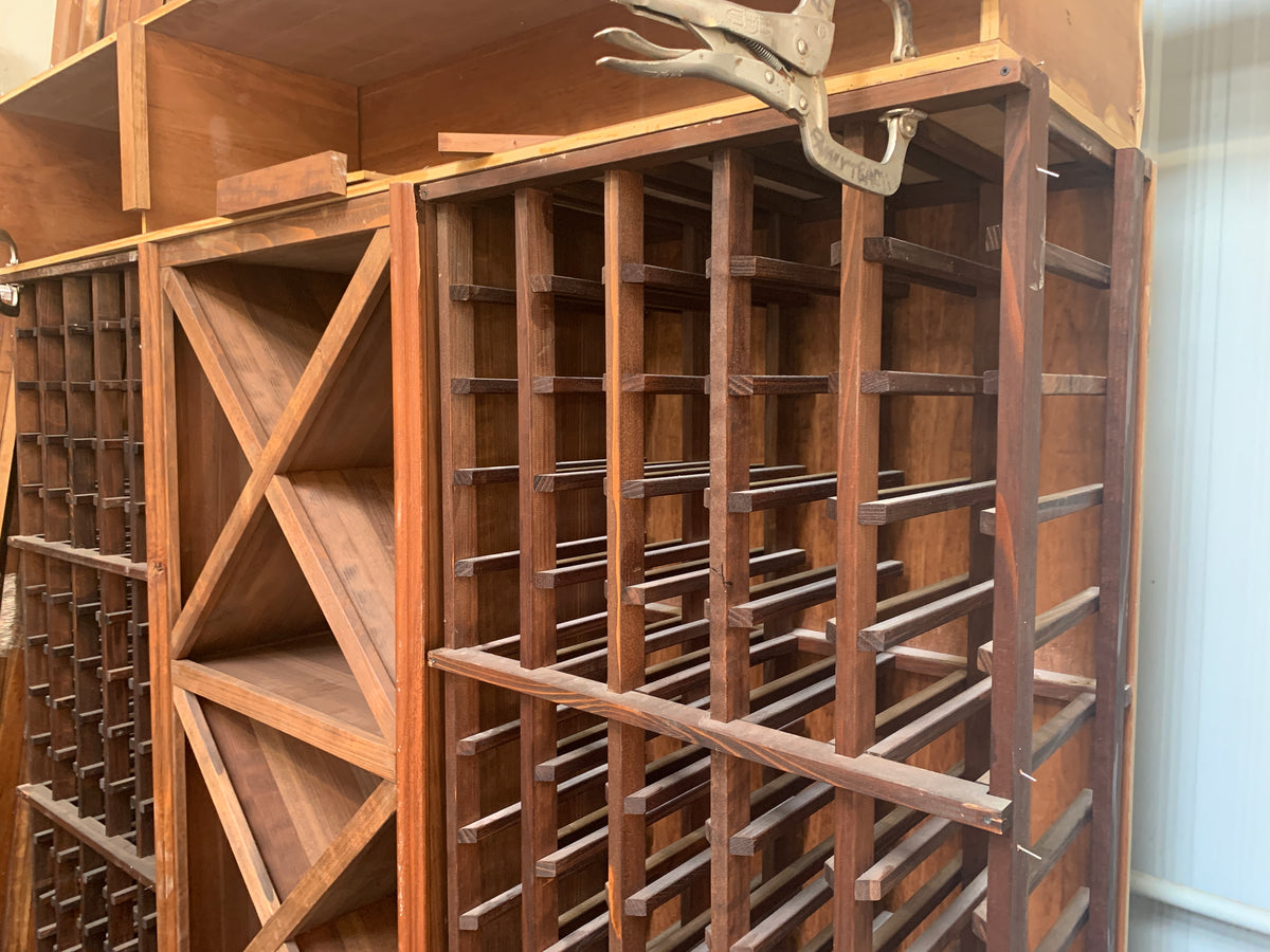 168in Wine Storage Rack System, Two-Piece Set