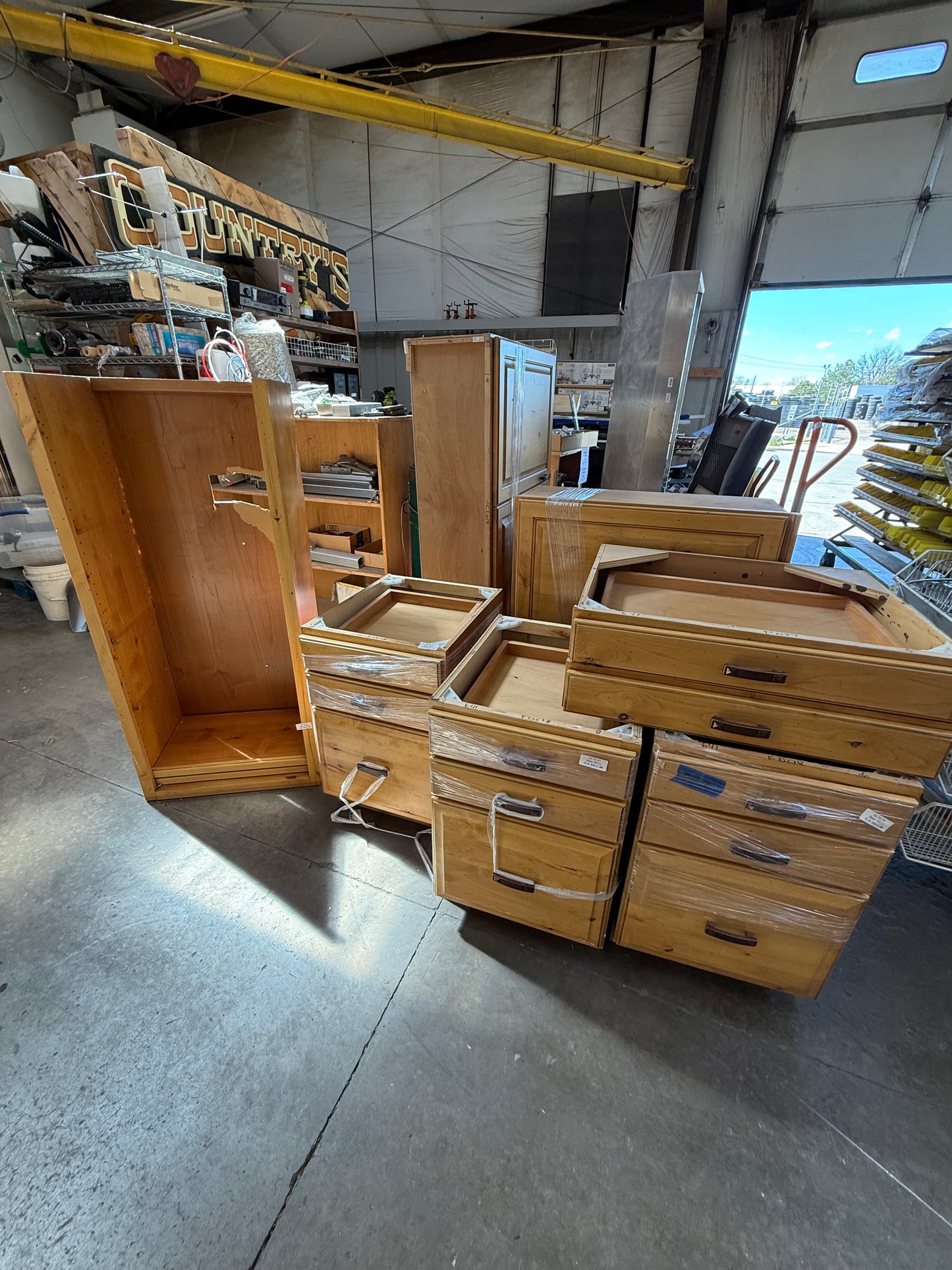 Office Cabinet Set, Wood Finish [#TNCC.402.03]