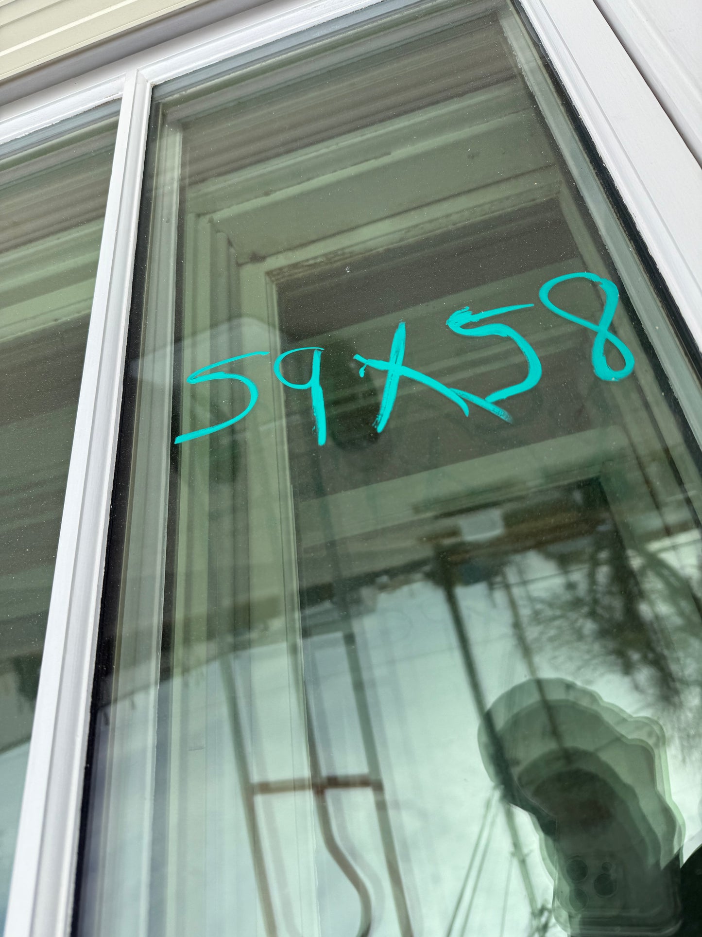 Vinyl Multi-Panel Window 59x58 w Sliding Sections [TNCC.407.02]