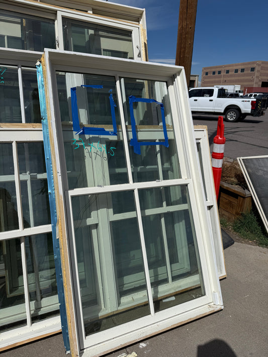 Vinyl Sliding Window 37x64.5 Grid Style [TNCC.407.08]