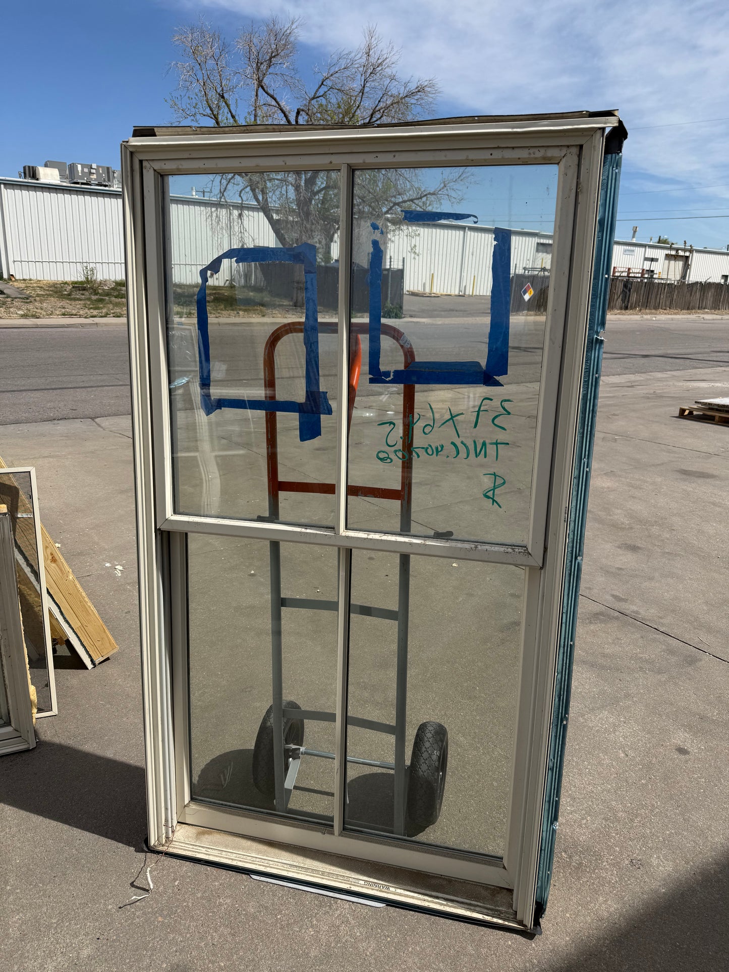 Vinyl Sliding Window 37x64.5 Grid Style [TNCC.407.08]