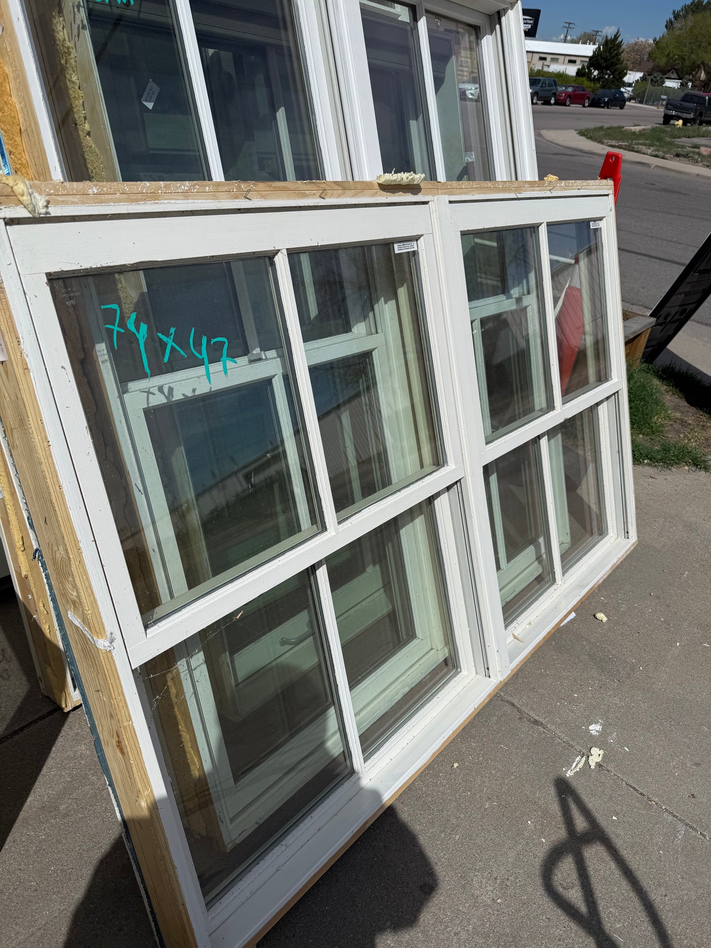 Vinyl Sliding Window 74x47 Grid Style [TNCC.407.09]