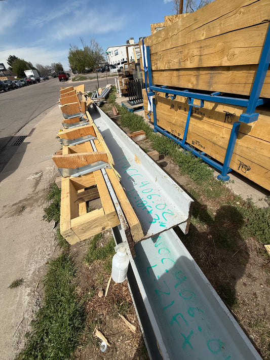 10" x 8" Steel H Beam, 18ft 3" Length [#TNCC.406.02]