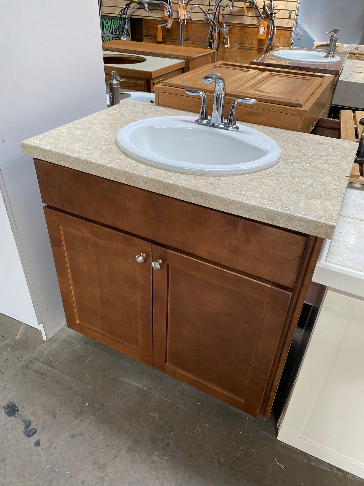 Bathroom Vanity with Sink, 34in