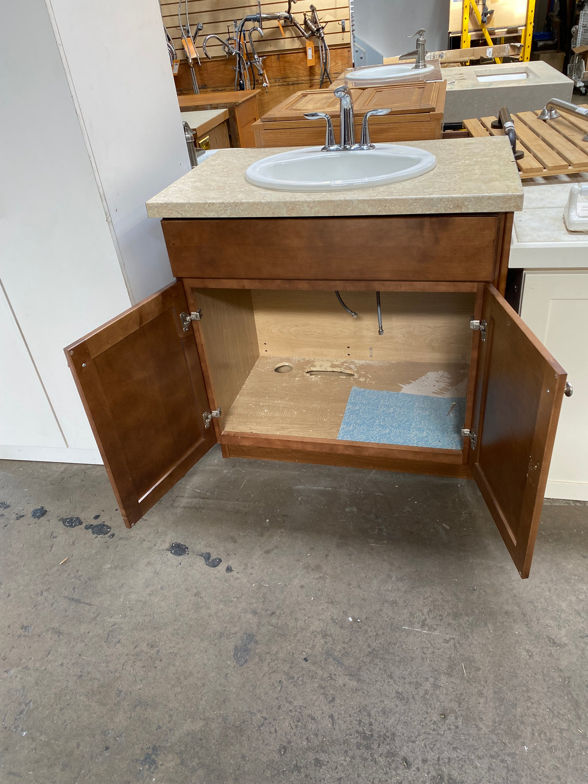 Bathroom Vanity with Sink, 34in