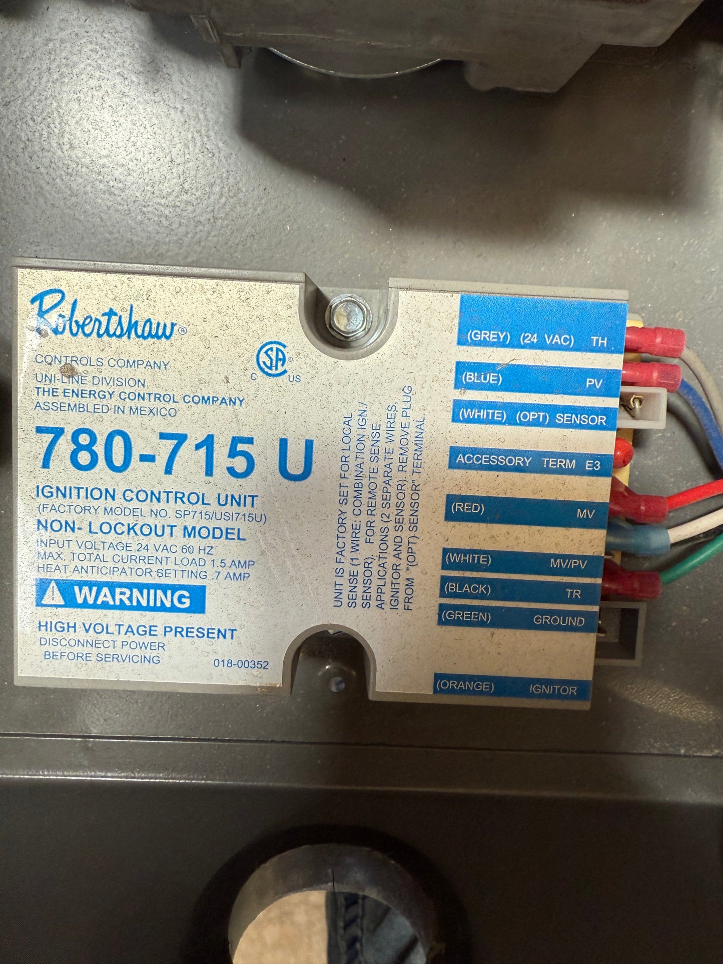 Robertshaw 780-715U Ignition Control Unit [#E421.04]