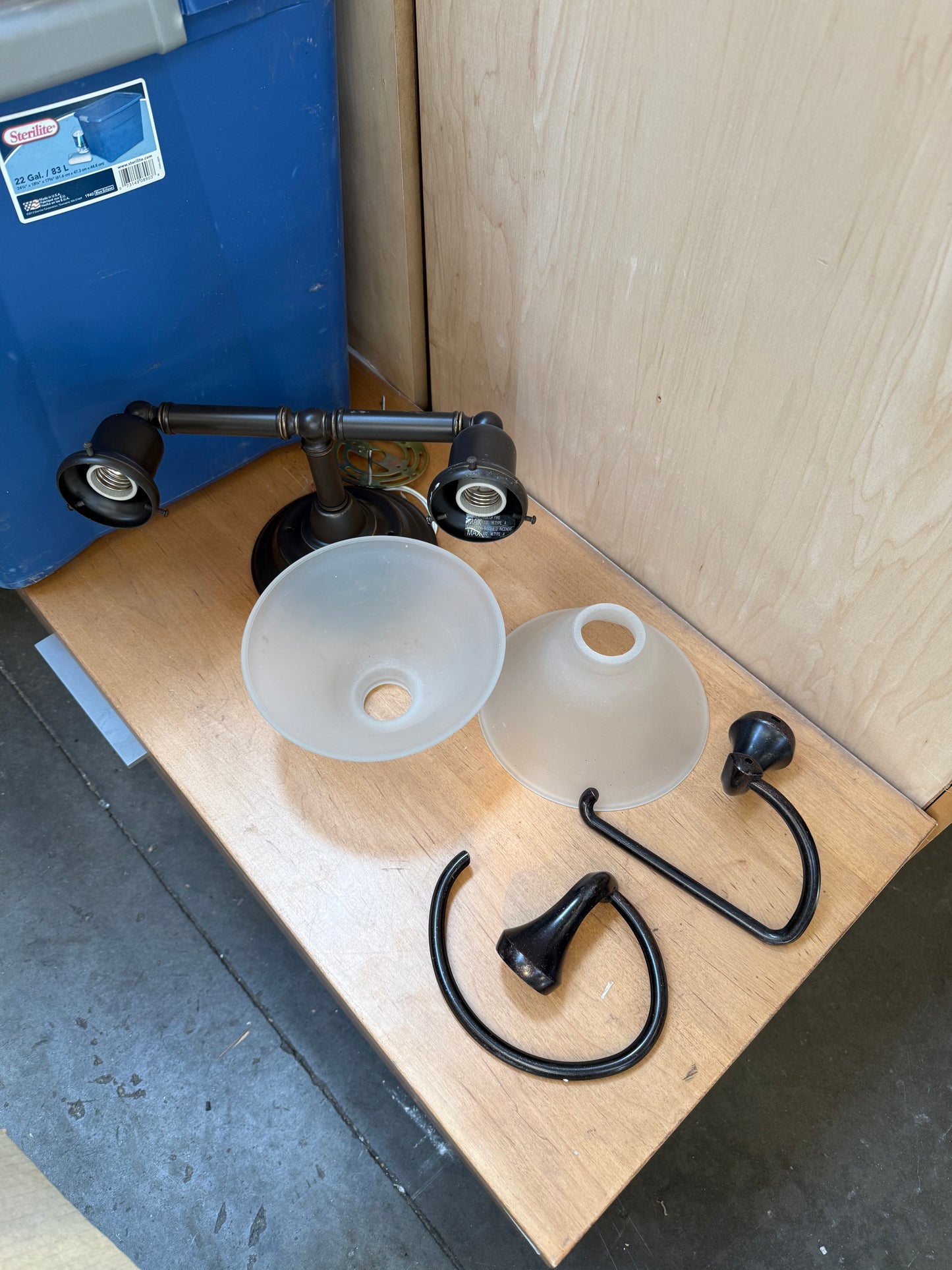 Matching Bathroom Hardware Set, Oil Rubbed Bronze [#E421.06]
