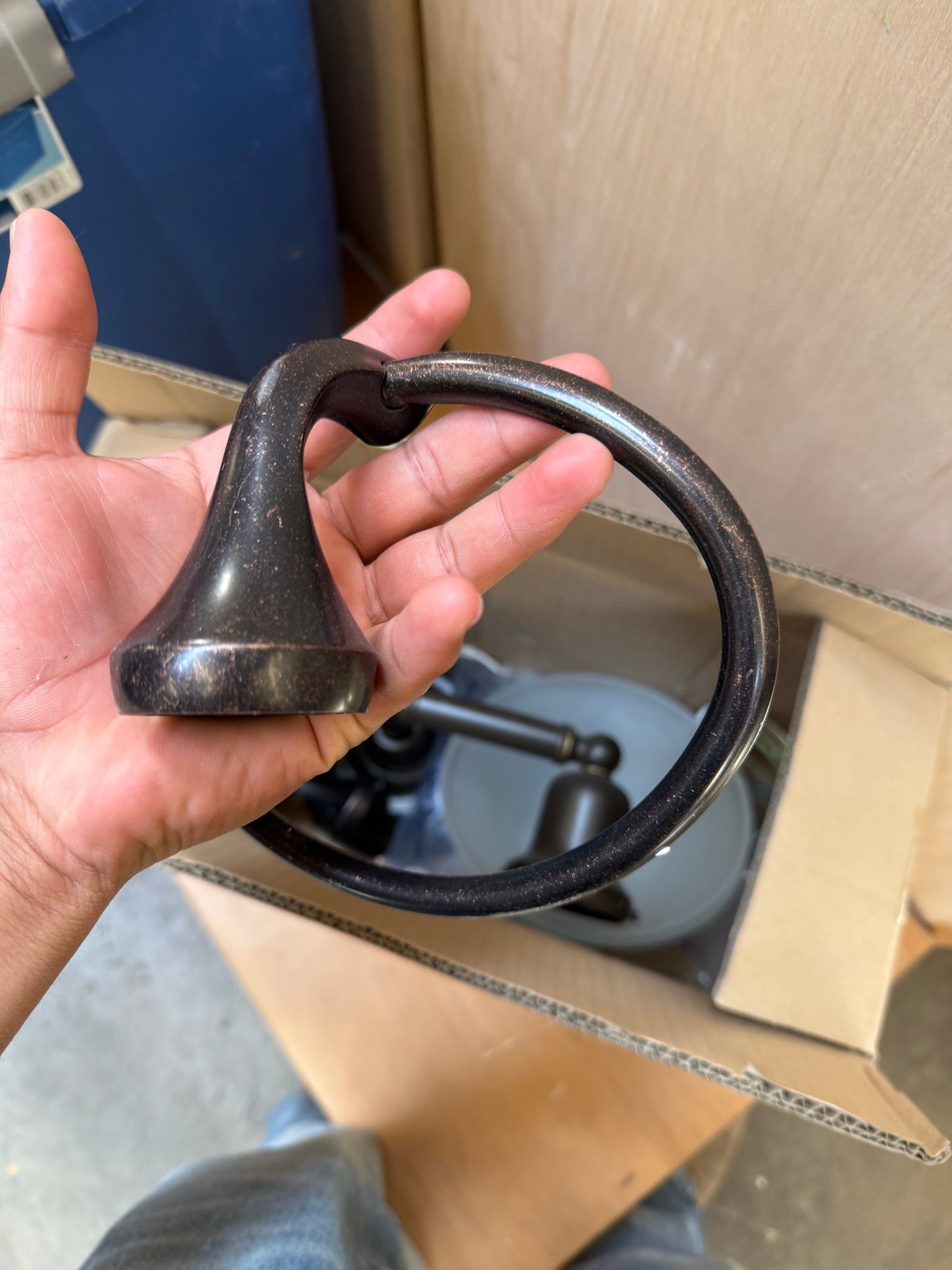 Matching Bathroom Hardware Set, Oil Rubbed Bronze [#E421.06]