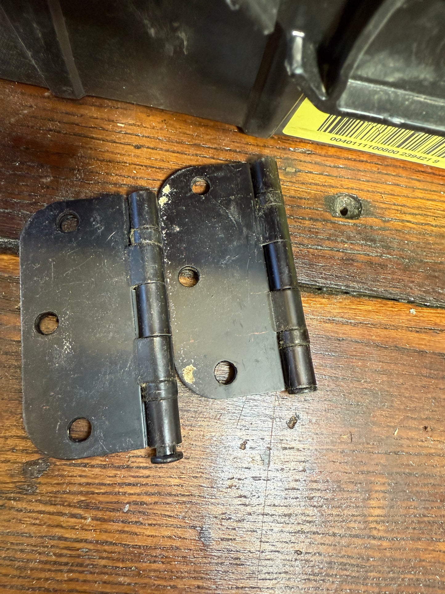 Black Residential Door Hinges (2) [#E421.15]