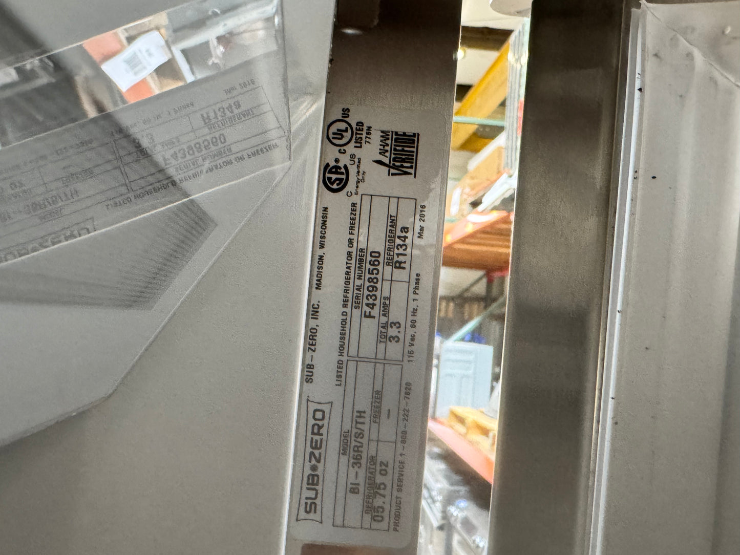 Sub-Zero 36" Built-In Fridge & Freezer Set [#N602.03]