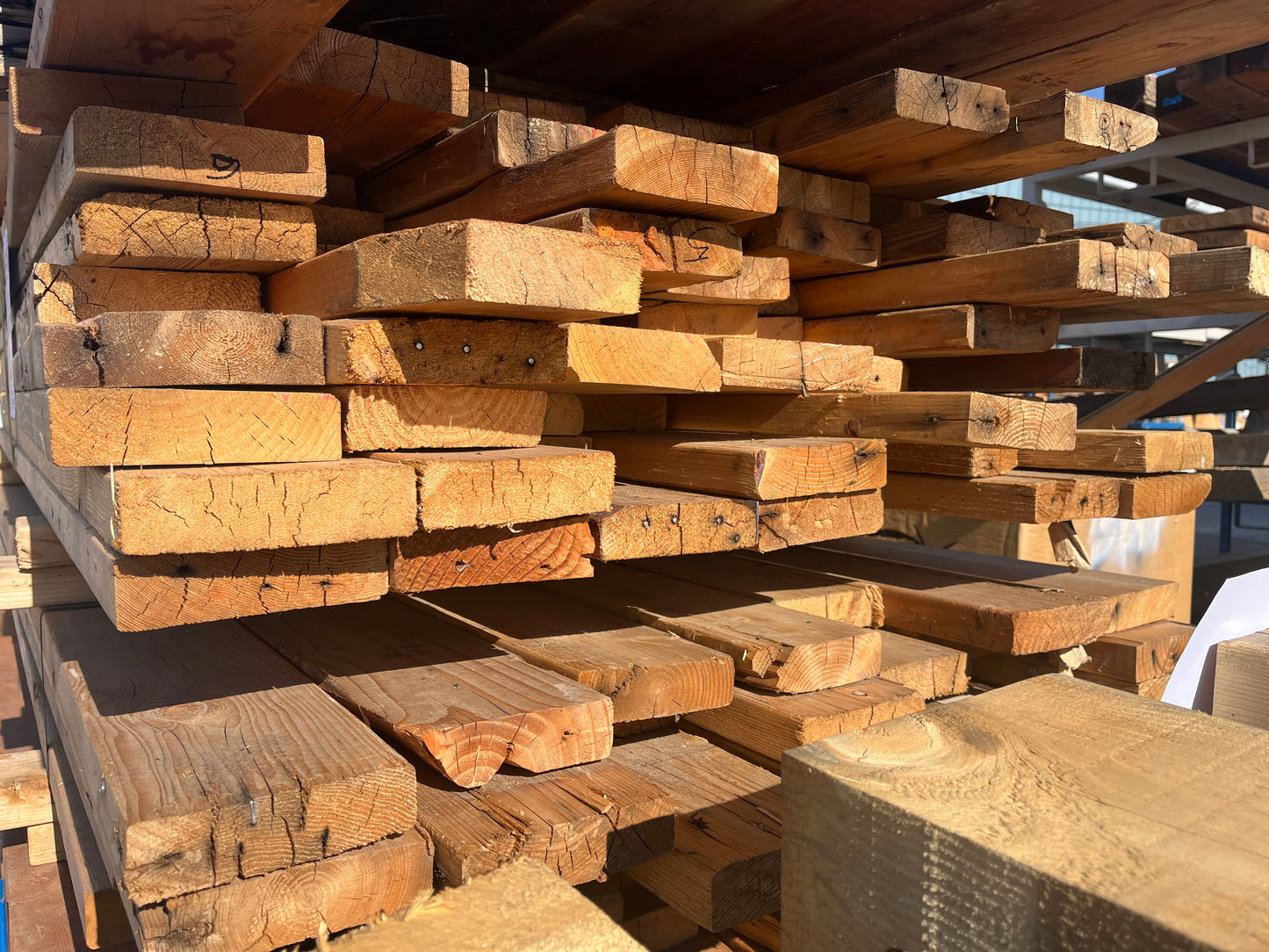 Short Reclaimed 2x6 Lumber, 7 ft and Under