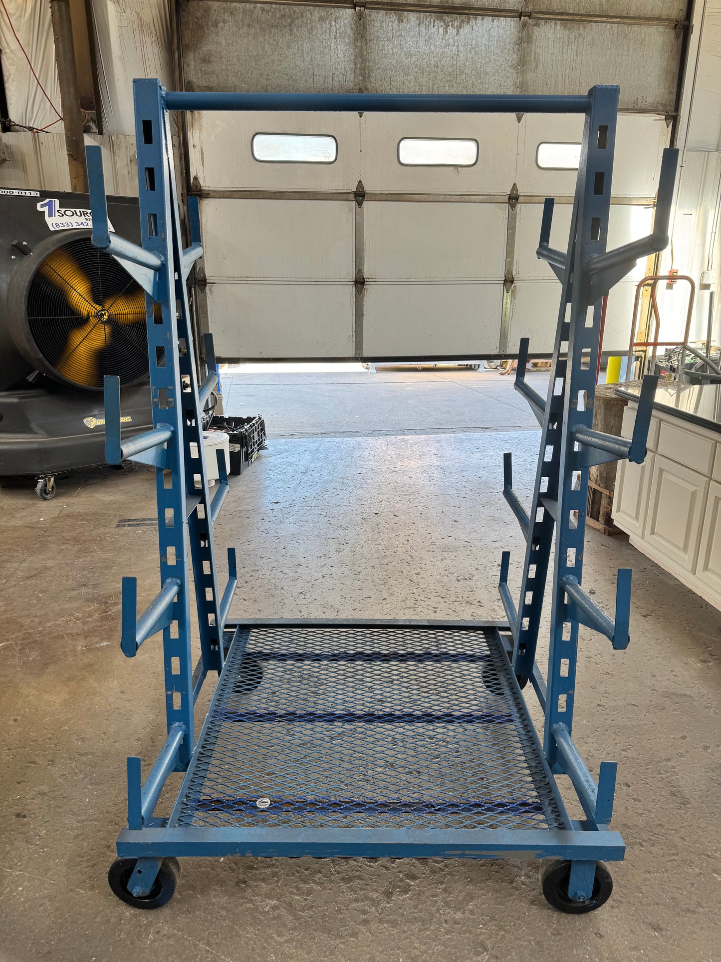 Heavy-Duty Mobile Cantilever Storage Rack