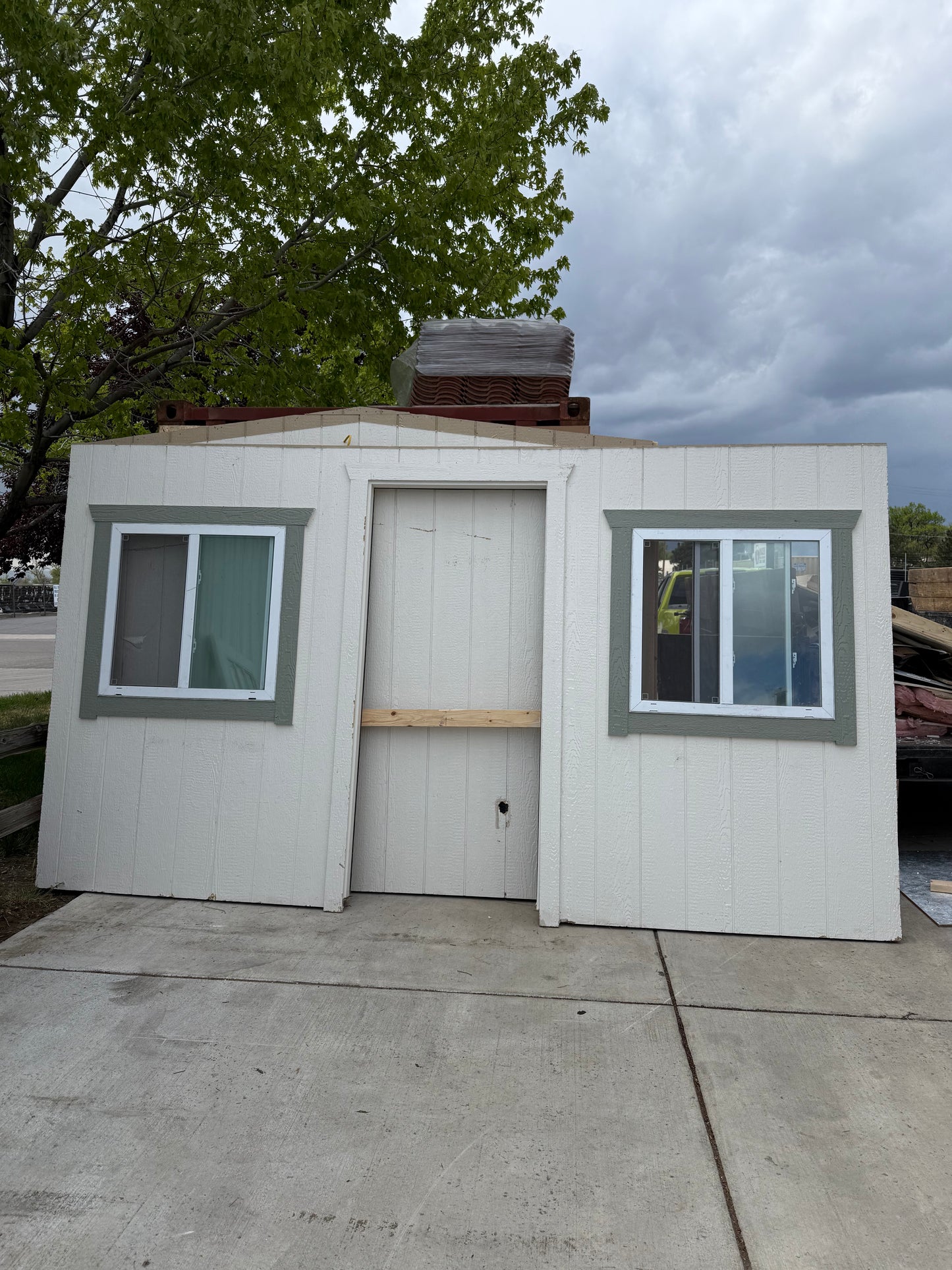 Shed Kit (No Roof) w/ Windows &amp; Door [#E430.02]