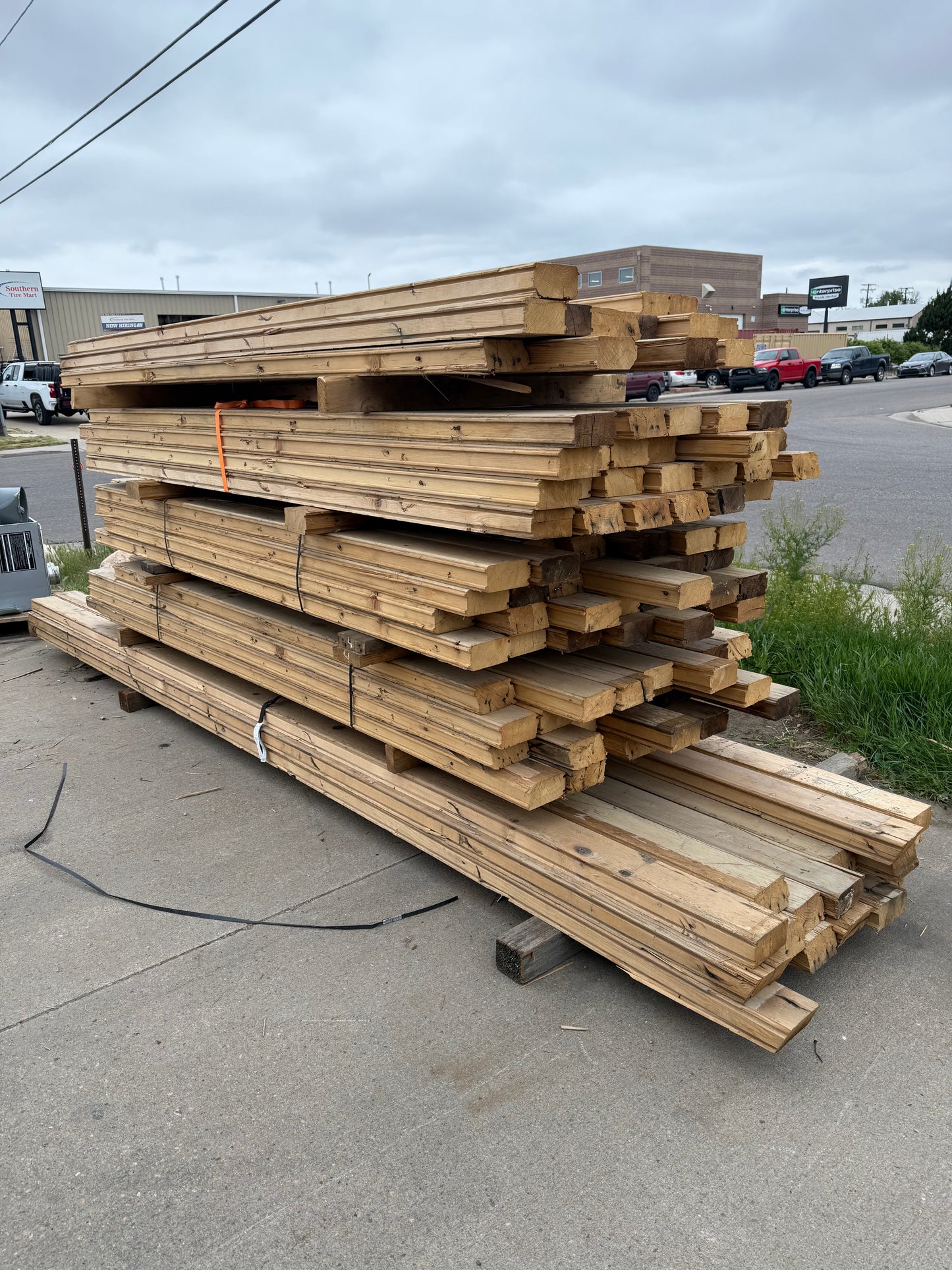 Reclaimed Roof Decking, 5in, 1100 sqft [#E430.01]