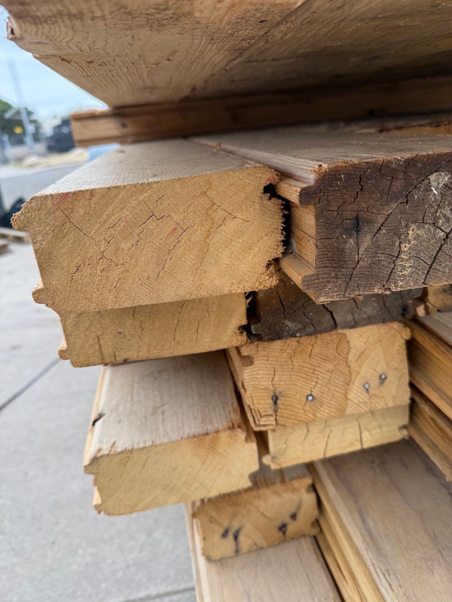 Reclaimed Roof Decking, 5in, 1100 sqft [#E430.01]