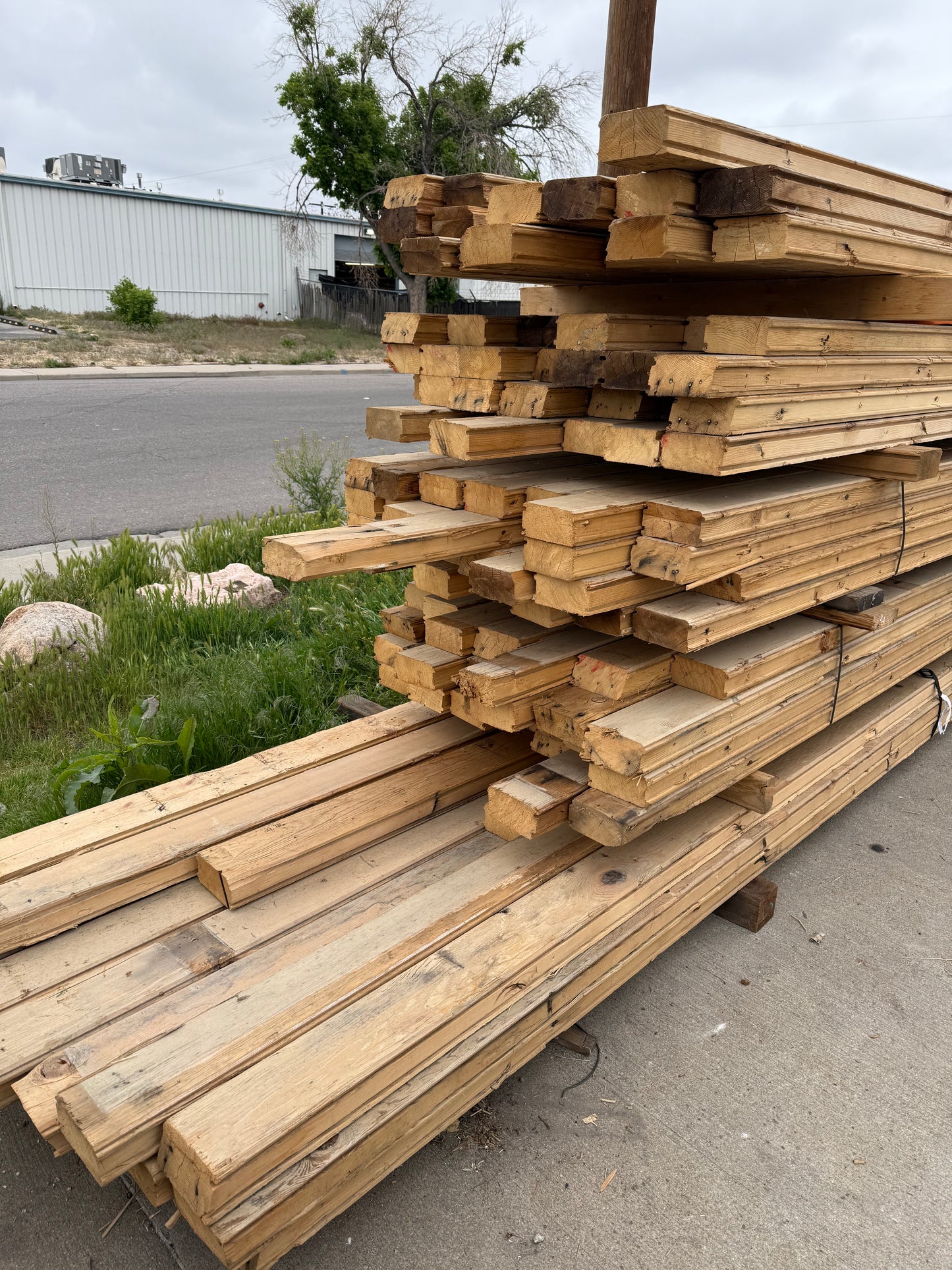 Reclaimed Roof Decking, 5in, 1100 sqft [#E430.01]