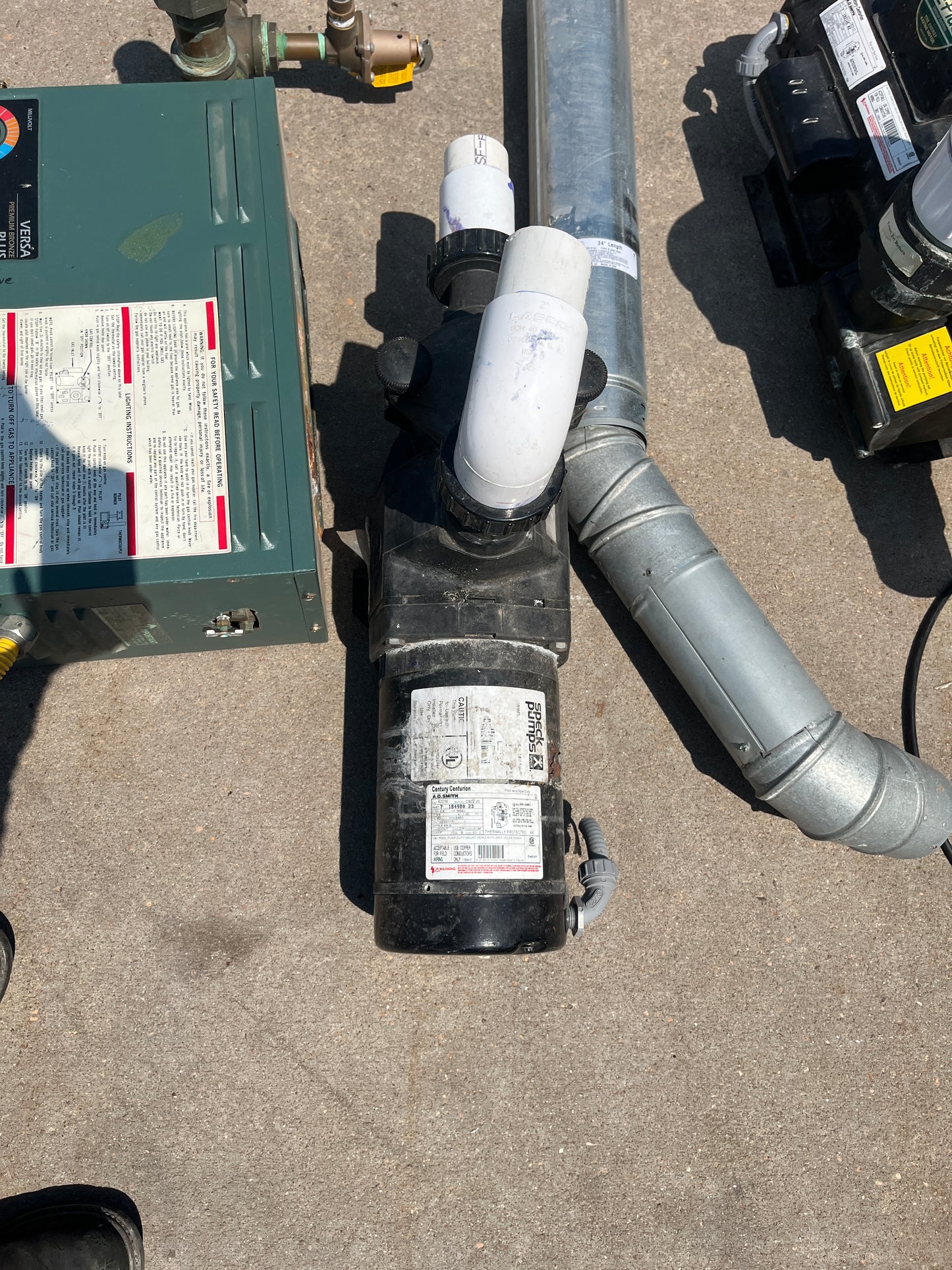 Pool Package, Complete Commercial Pool Spa Equipment Lot