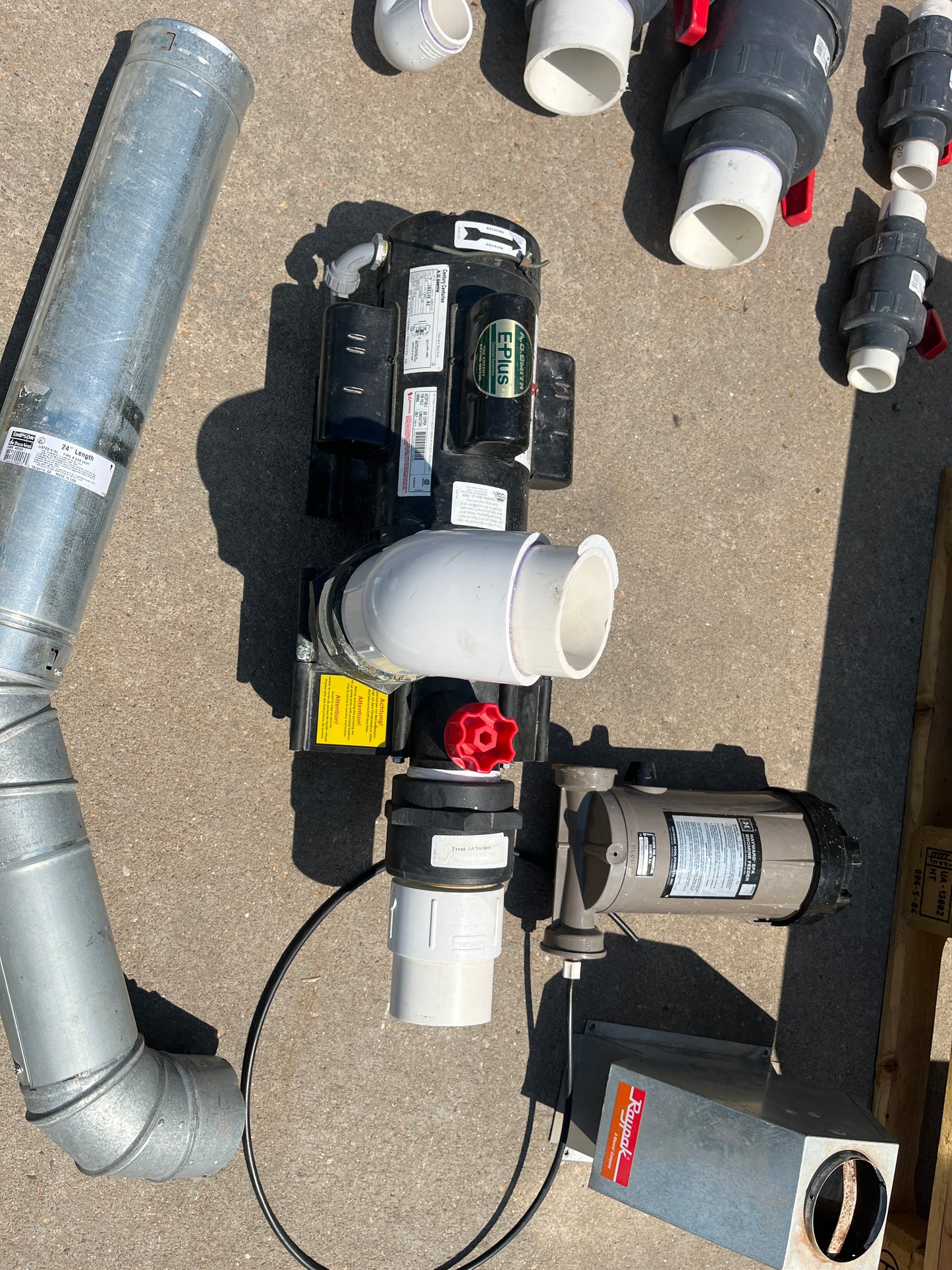 Pool Package, Complete Commercial Pool Spa Equipment Lot