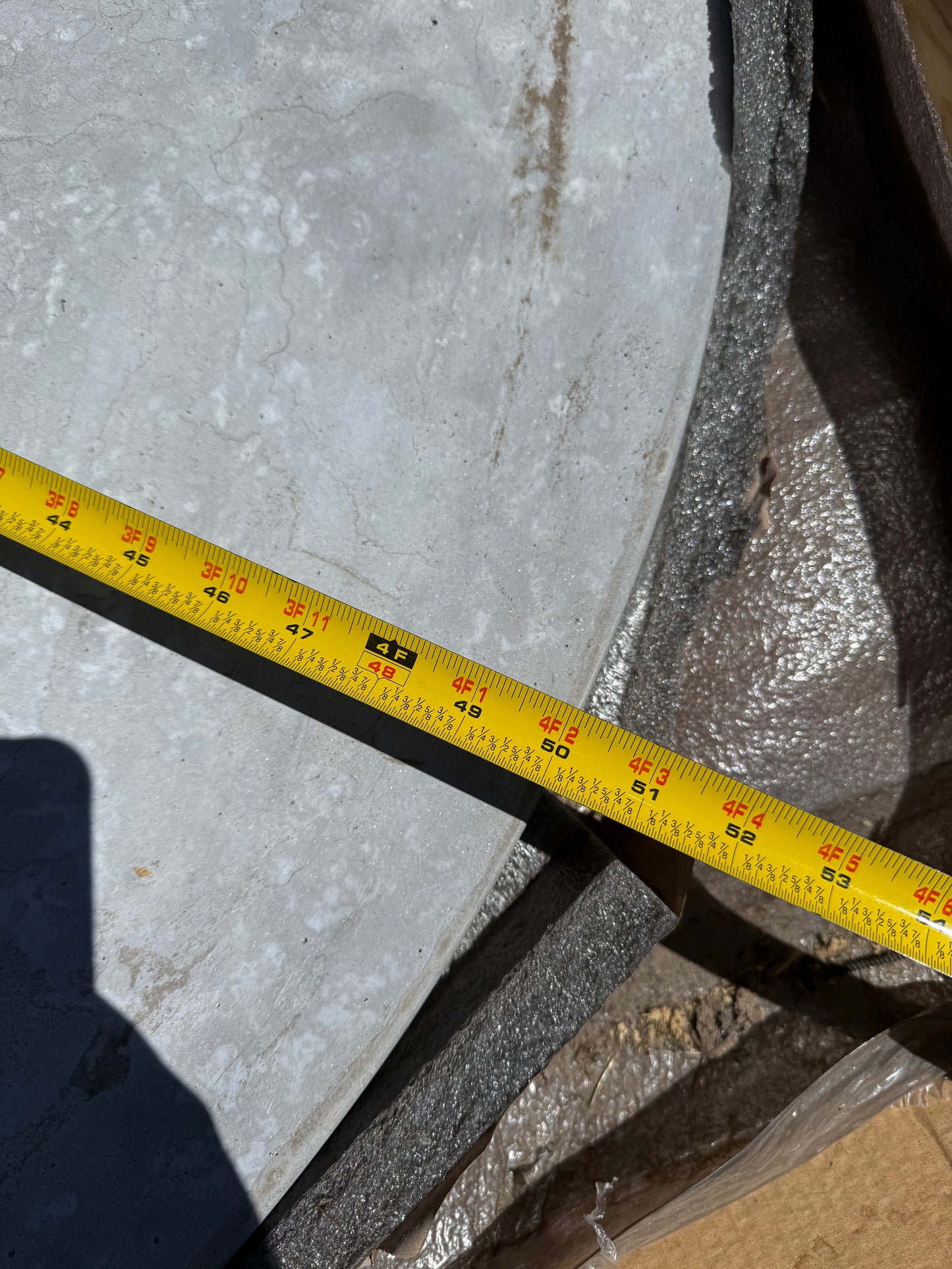 Round Concrete Patio Table Top 50" [#V130.60]