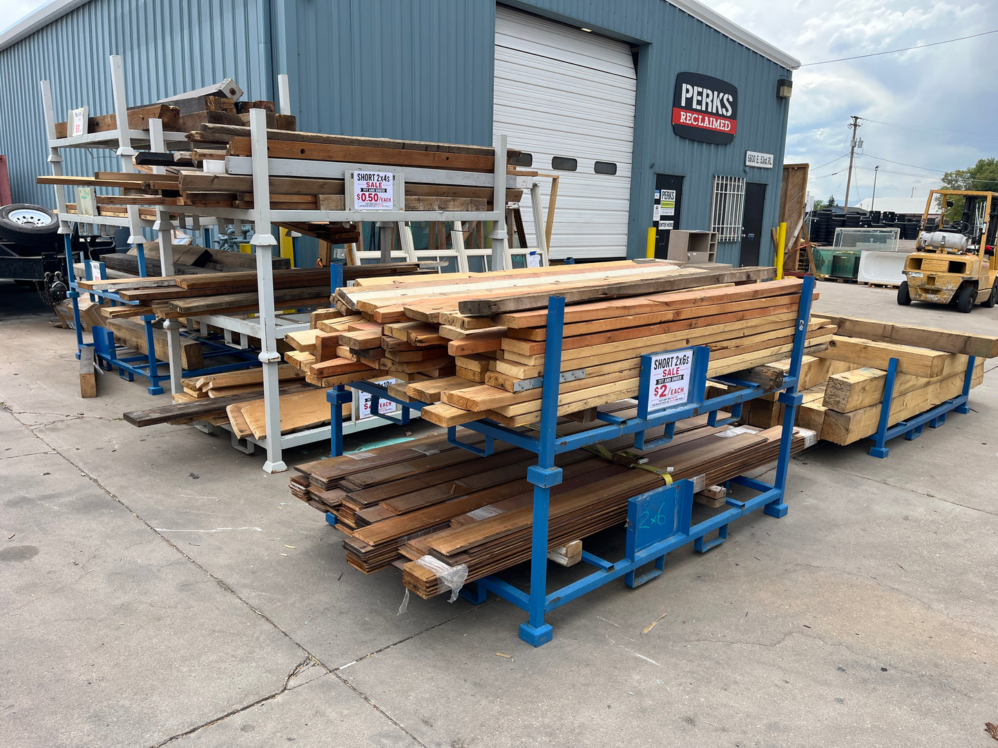 Short Reclaimed 2x8 Lumber, 7 ft and Under