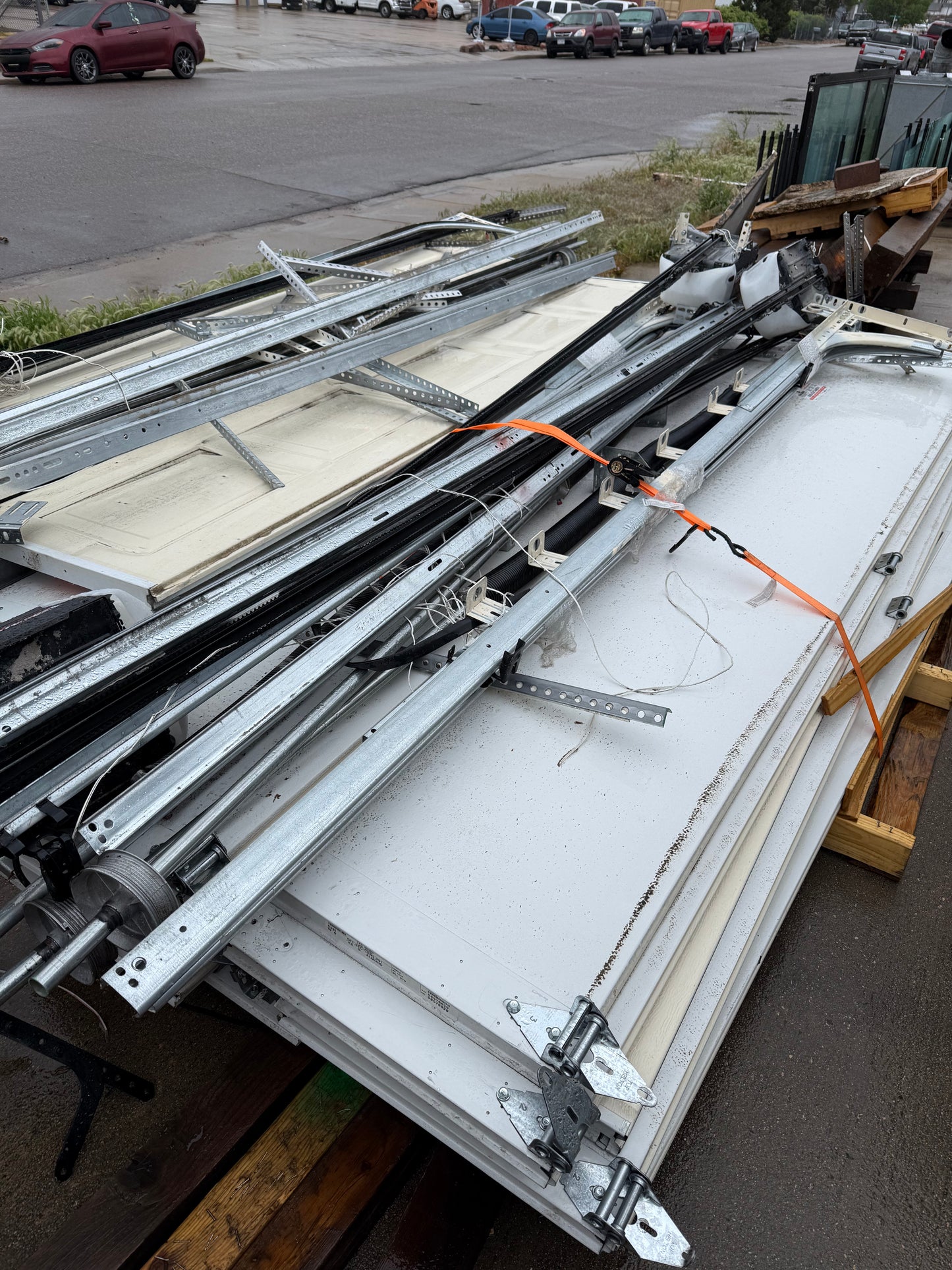 10x10 Insulated Steel Garage Door w/ Windows Qty 2 [#E505.09]