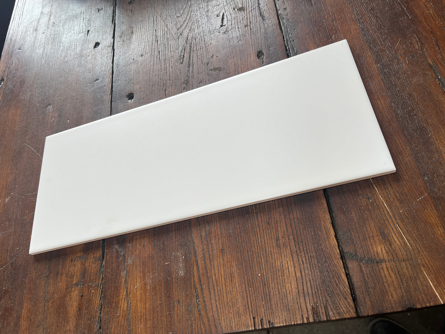 Porcelain Tile, 8x20in, Matte White, 342 sqft