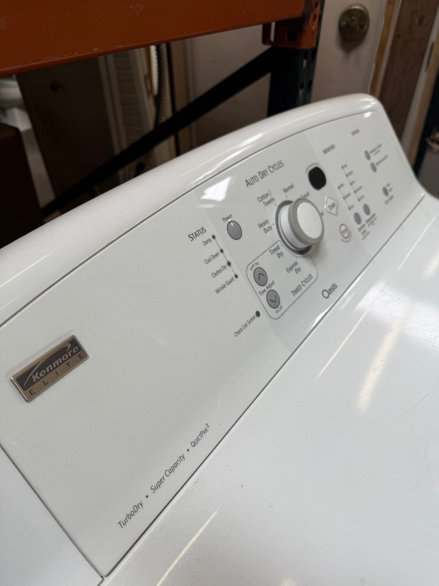 Kenmore Oasis Gas Dryer – White [#E505.05]