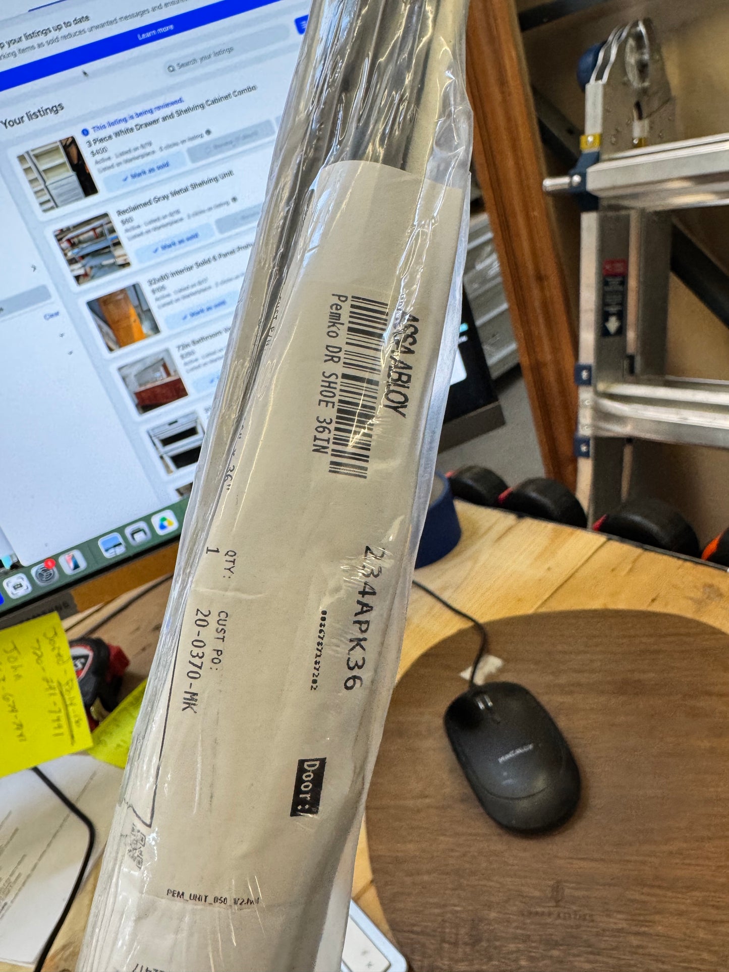 New 36" Door Shoe/Door Bottom