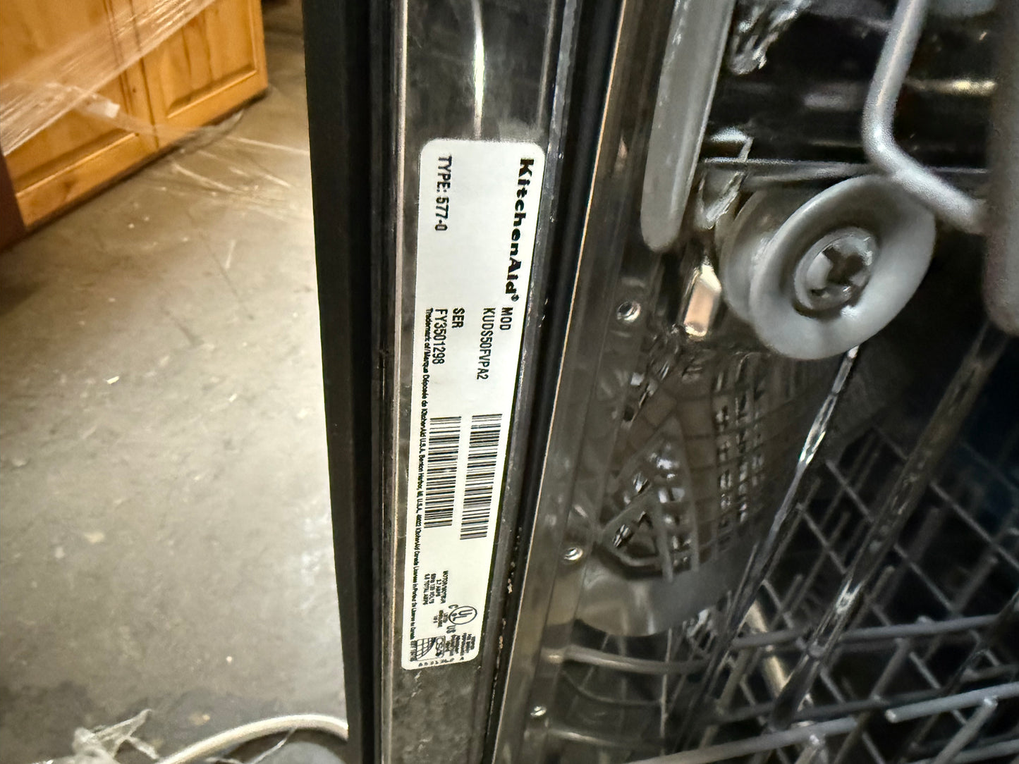 KitchenAid Panel-Ready Built-In Dishwasher [#E505.06]