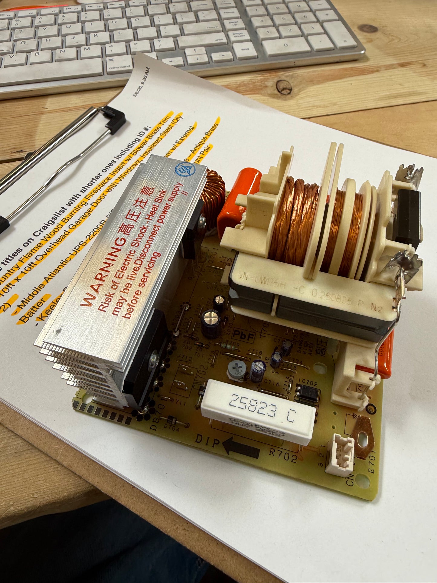 Whirlpool Microwave Inverter Board W11325604 [#E506.16]
