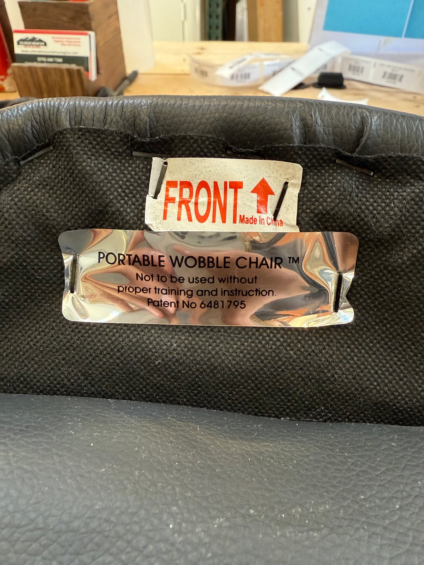 Portable Wobble Chair Balance Seat [#E508.06]