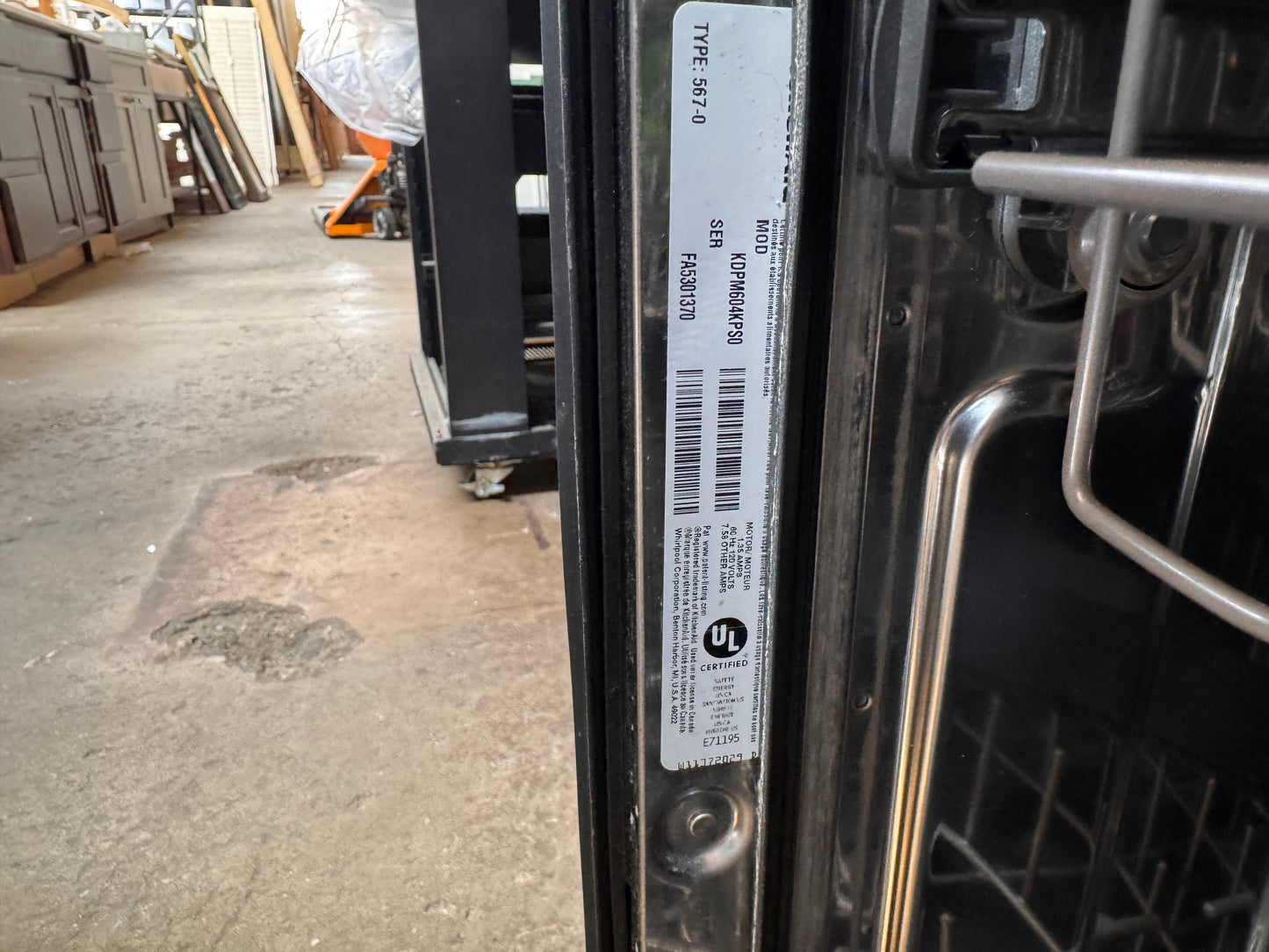 24in KitchenAid Third Rack Dishwasher, PrintShield Stainless