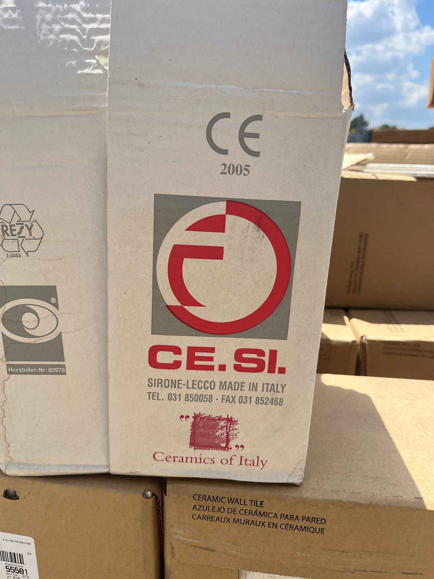 CE.SI. Talco Porcelain Tile, 4x8in, Glossy White, 109 sqft