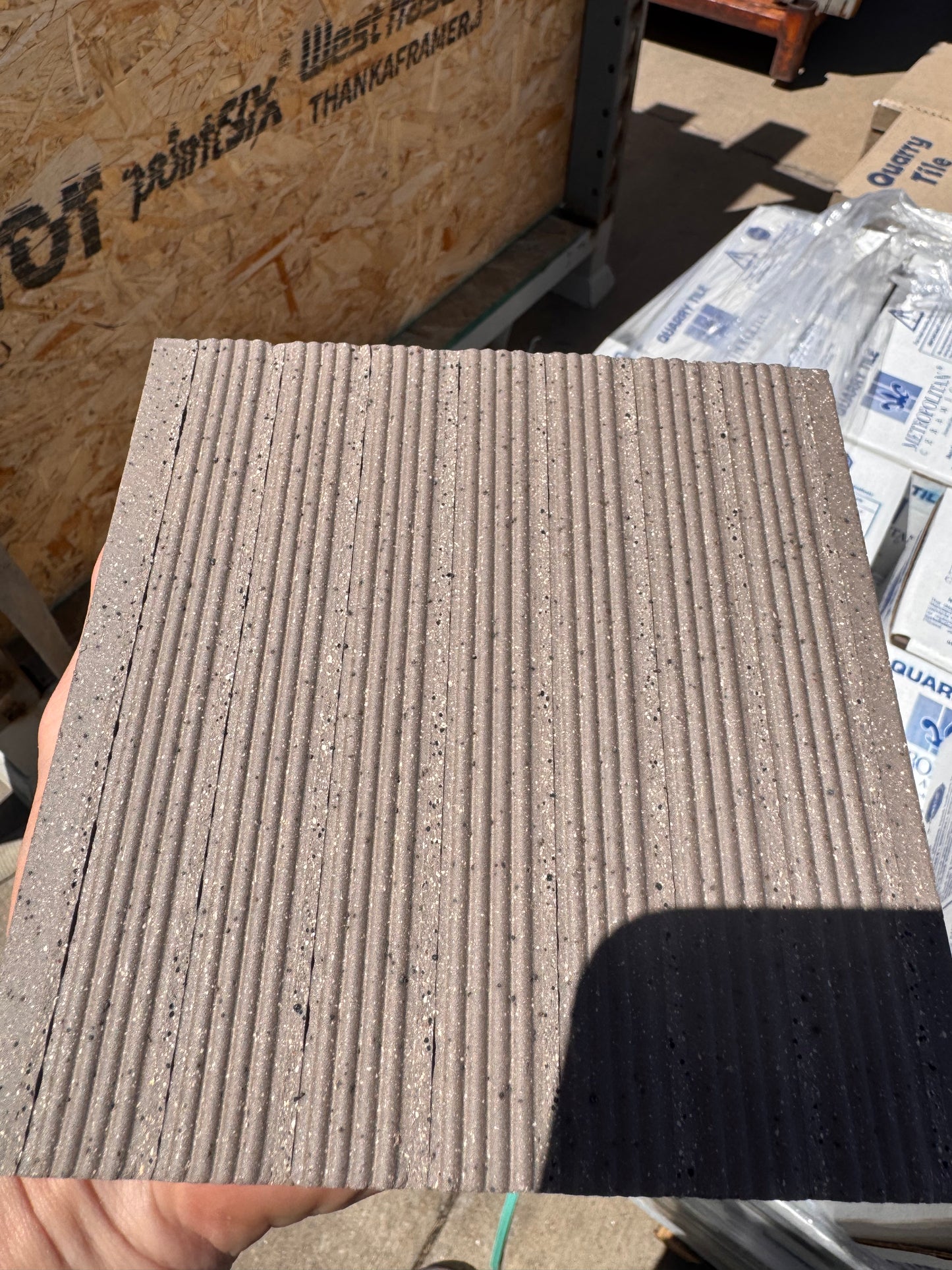 Commercial-grade Daltile Metropolitan quarry tile 294 sqft