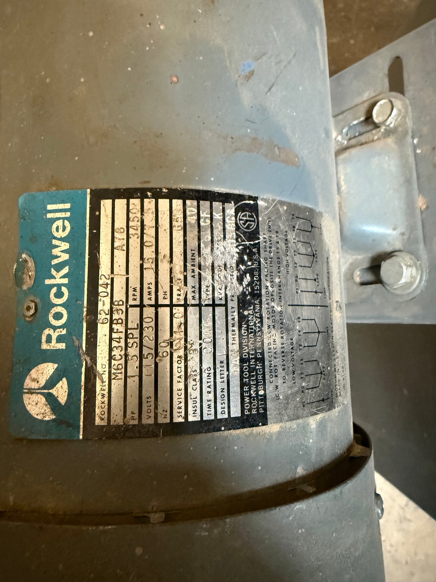 Rockwell Model 10 Contractor Table Saw [#E518.04]