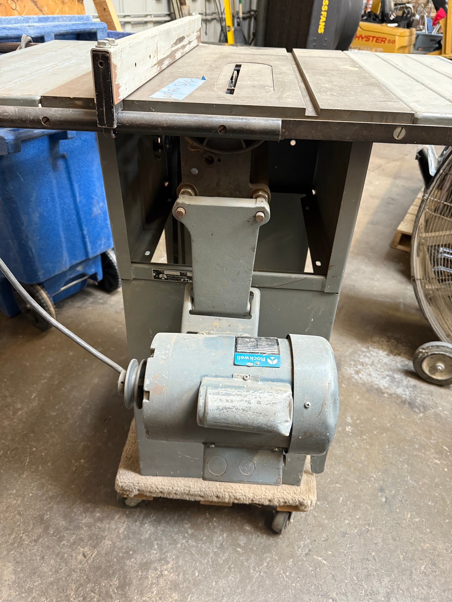 Rockwell Model 10 Contractor Table Saw [#E518.04]