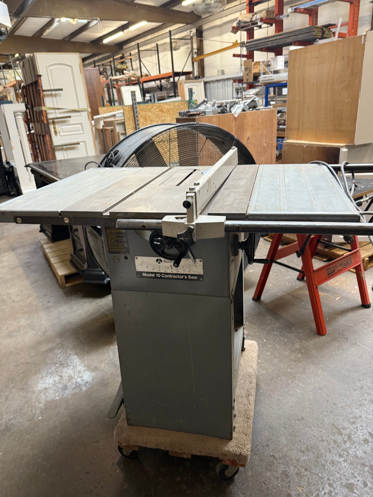 Rockwell Model 10 Contractor Table Saw [#E518.04]