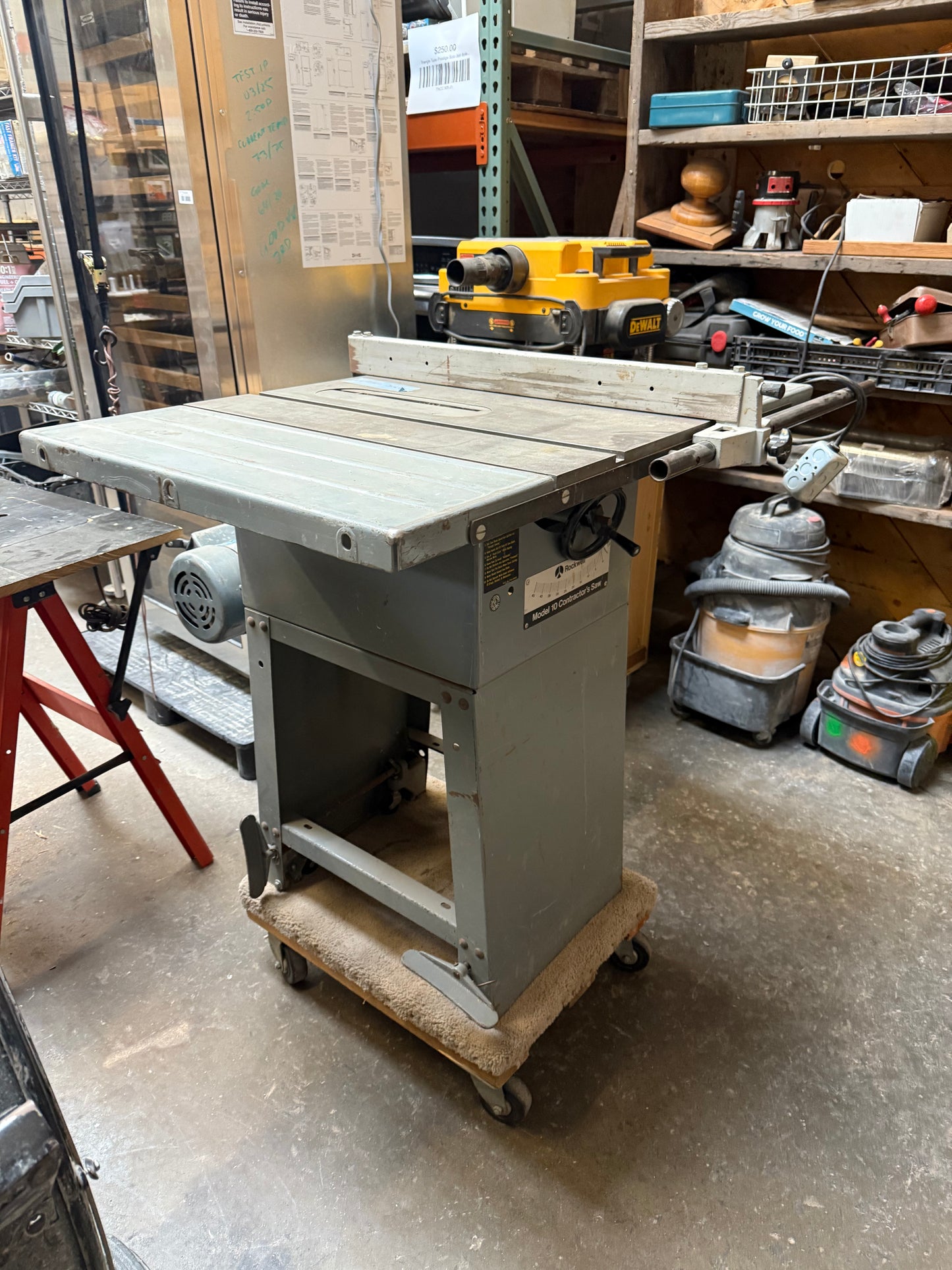 Rockwell Model 10 Contractor Table Saw [#E518.04]