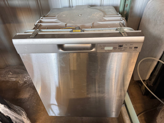 24in Reclaimed GE Dishwasher, Stainless Steel